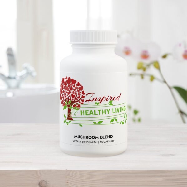 Inspired Healthy Living Mushroom Blend Supplement (60 Capsules)