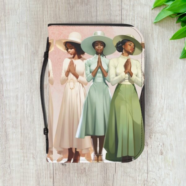 Vintage Praying Church Ladies Bible Cover
