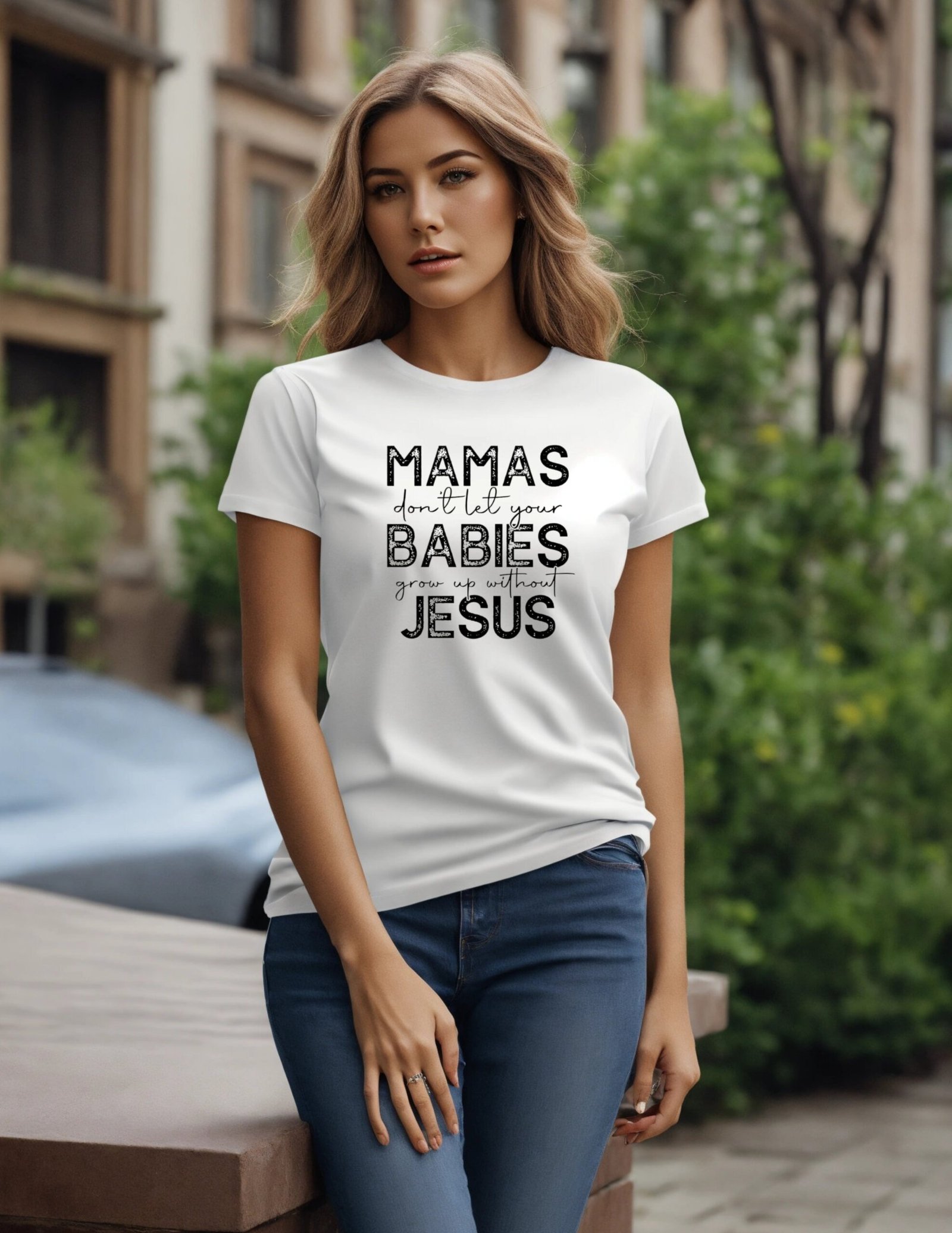 Mamas, Babies, Jesus Women's T-Shirt