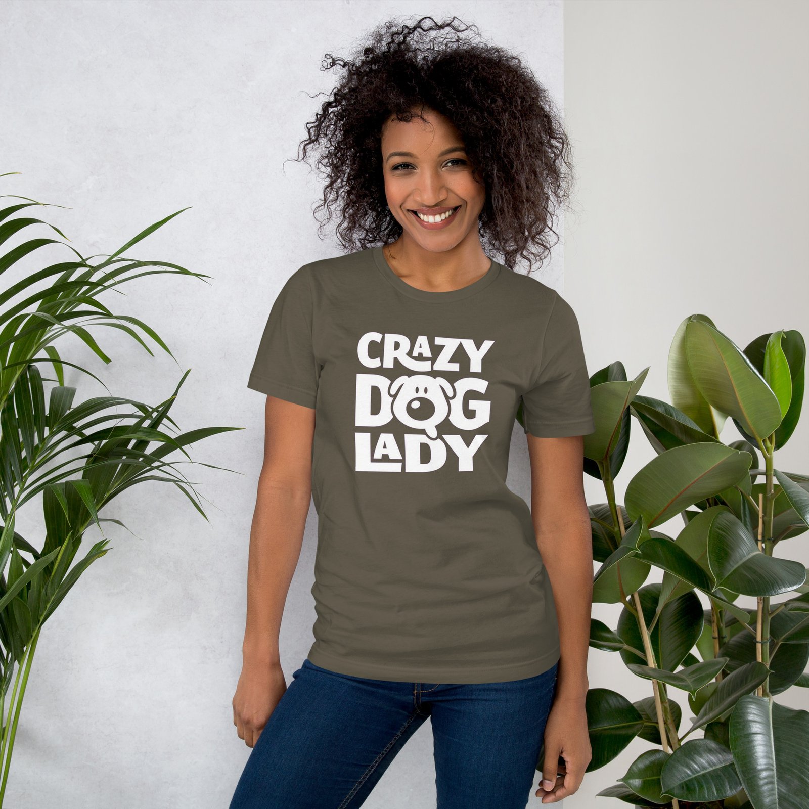 Crazy Dog Lady Unsex T-shirt - Image 15