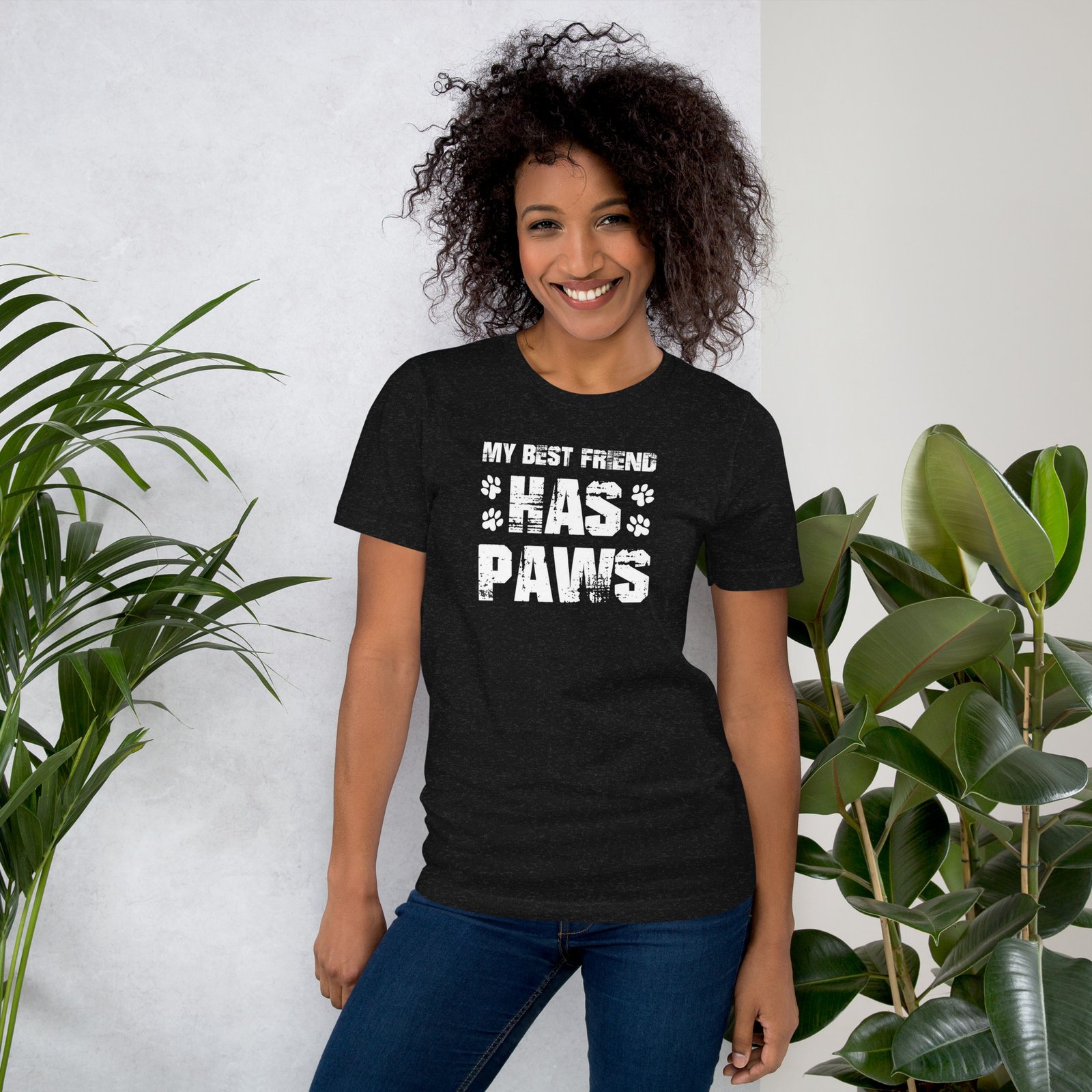 My Best Friend Has Paws Unisex T-shirt - Image 16