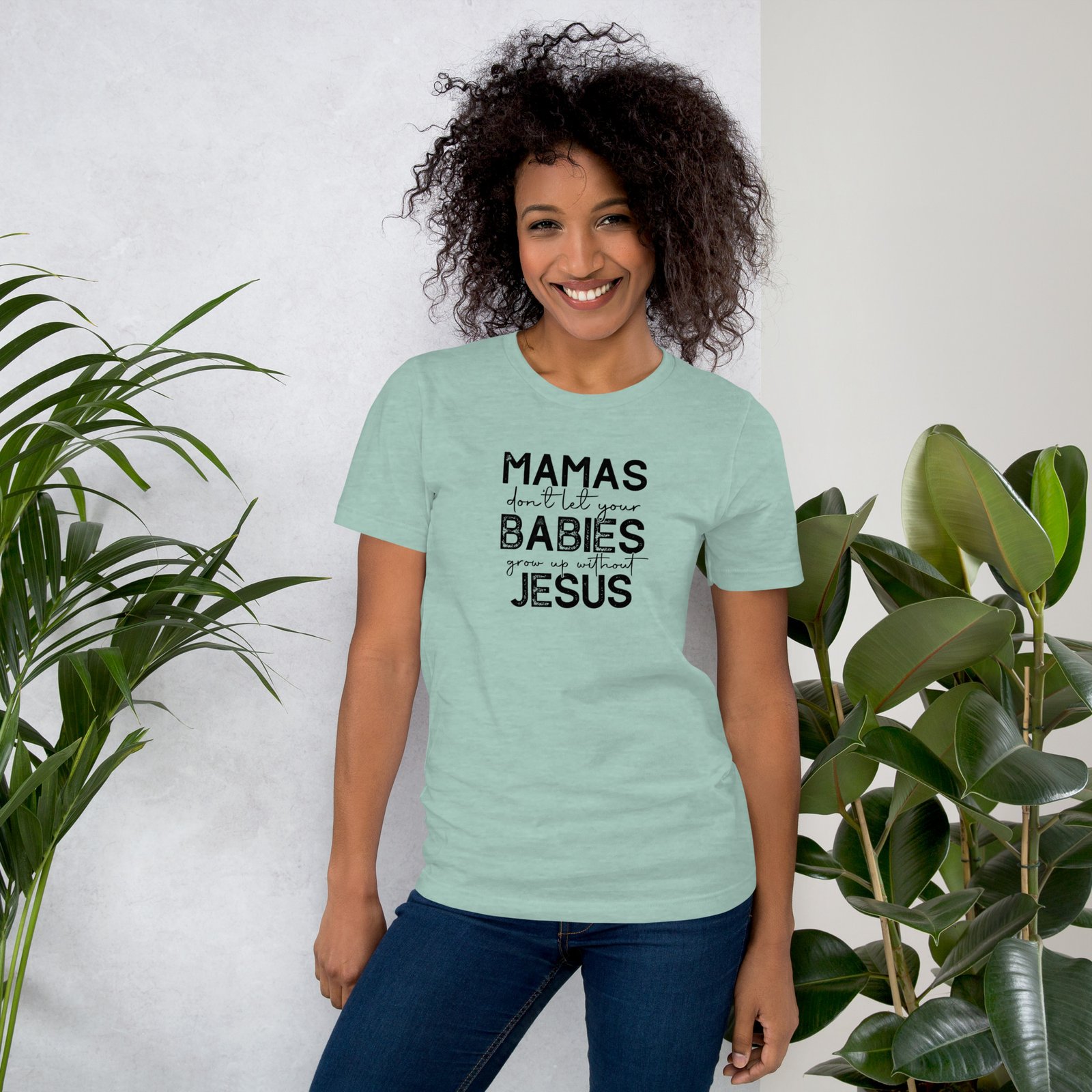 Mamas, Babies, Jesus Women's T-Shirt - Image 4