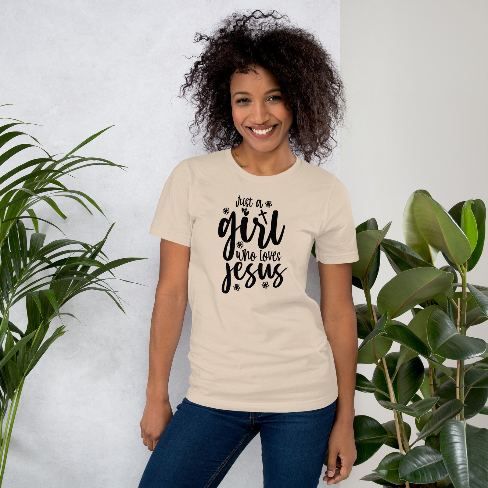 Just a Girl that Loves Jesus Unisex T-Shirt - Image 10