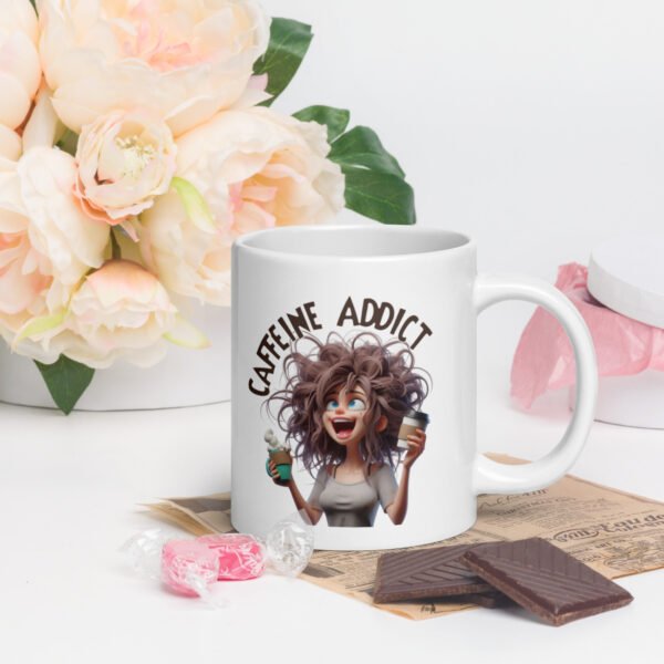 Caffeine Addict - Crazy Caffeine Lady Mug