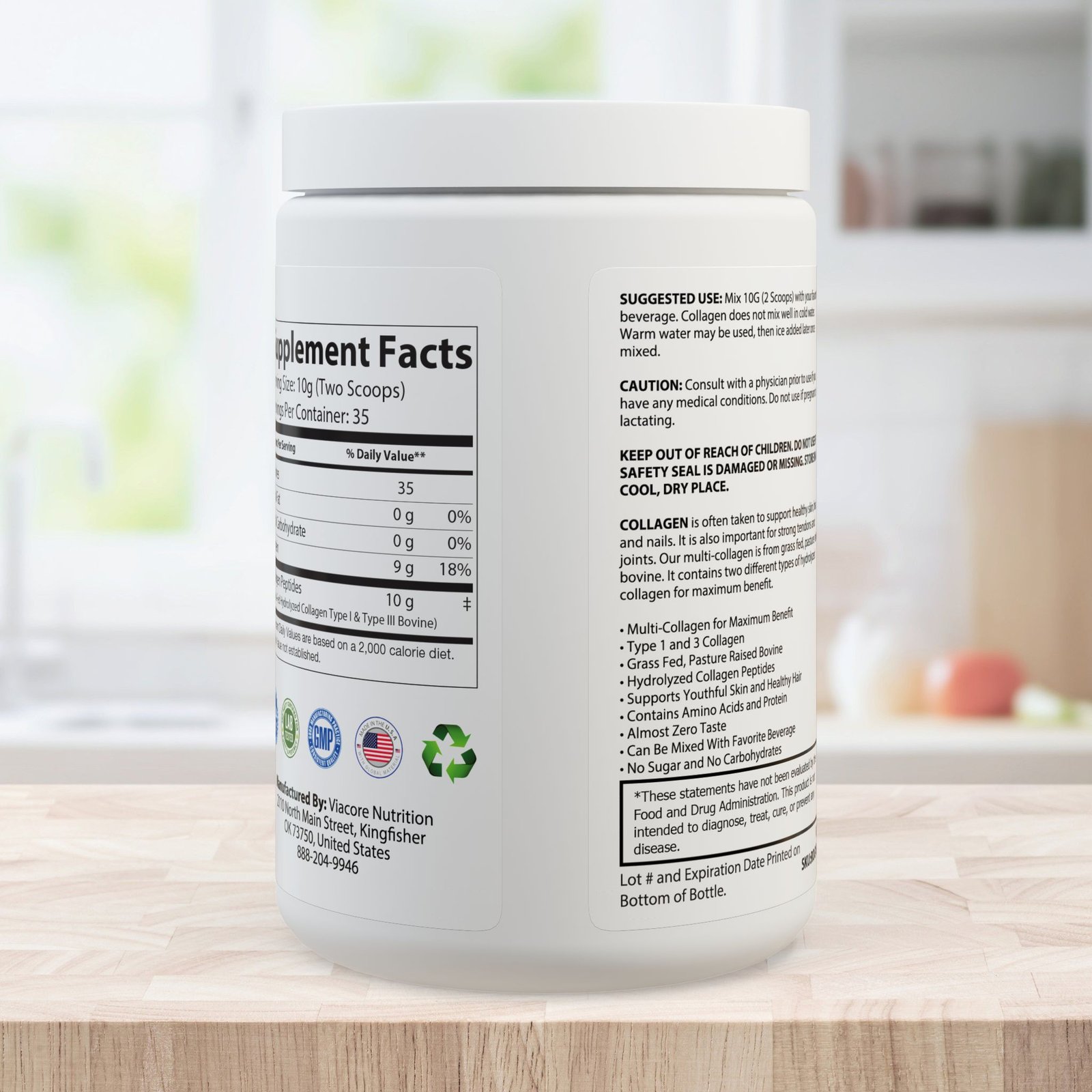 Inspired Healthy Living Collagen Peptides Type I & III Supplement - Image 4