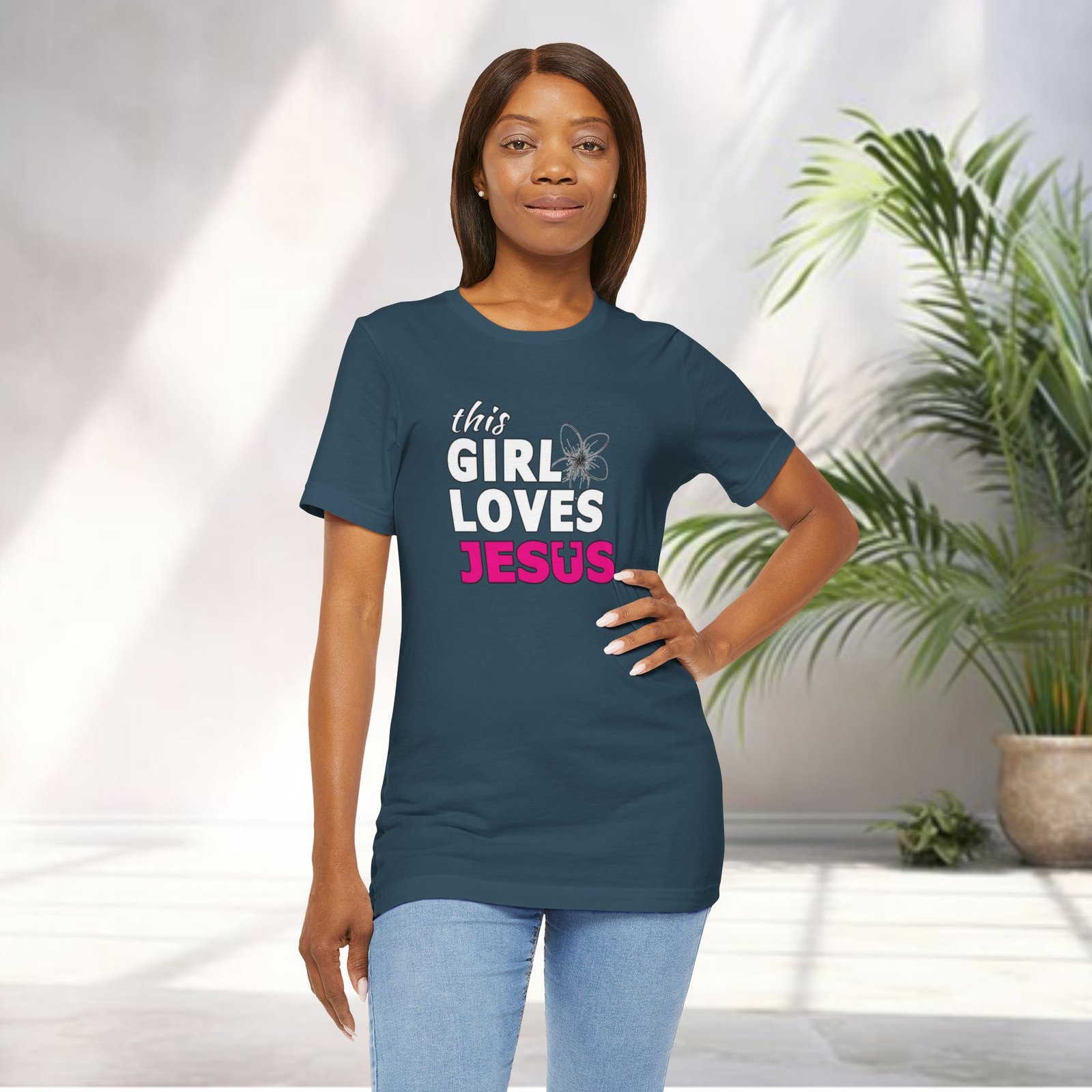 This Girl Loves Jesus T-Shirt - Image 7