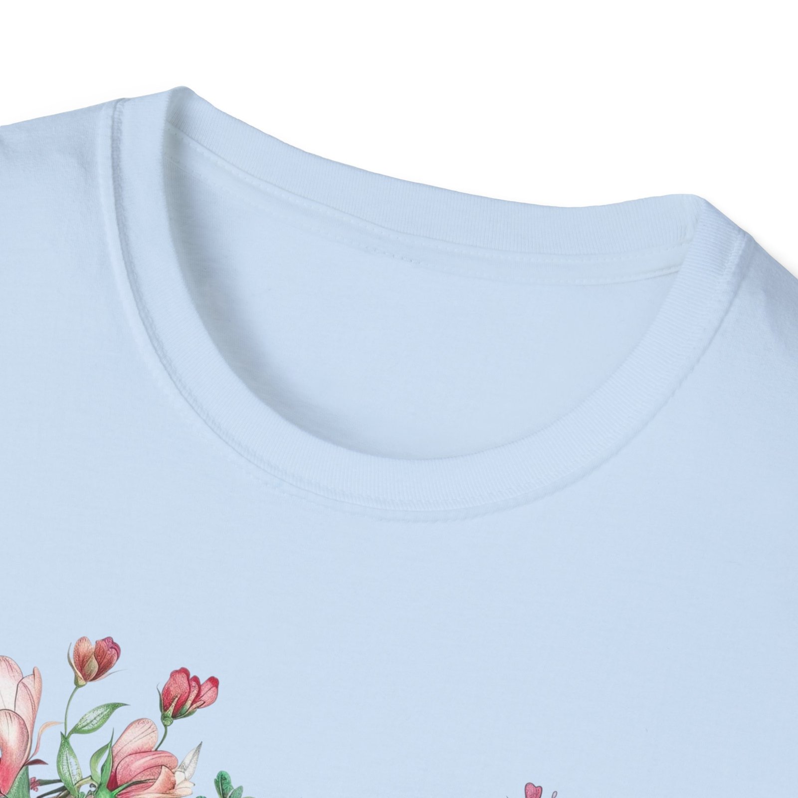 Floral Heart Wreath - MOM T-Shirt - Image 17