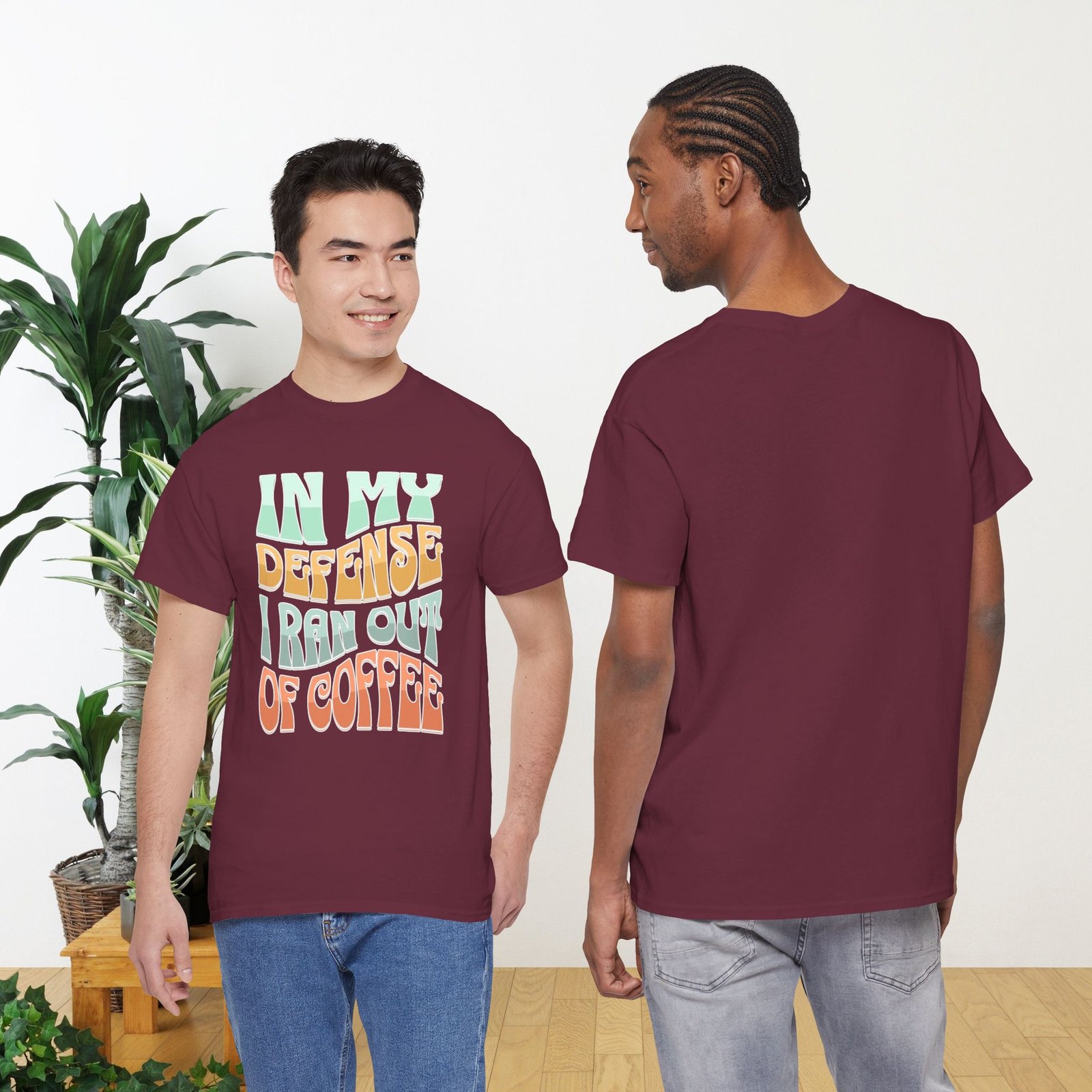 In my Defense, I rean out of Coffee Unisex T-Shirt - Image 13