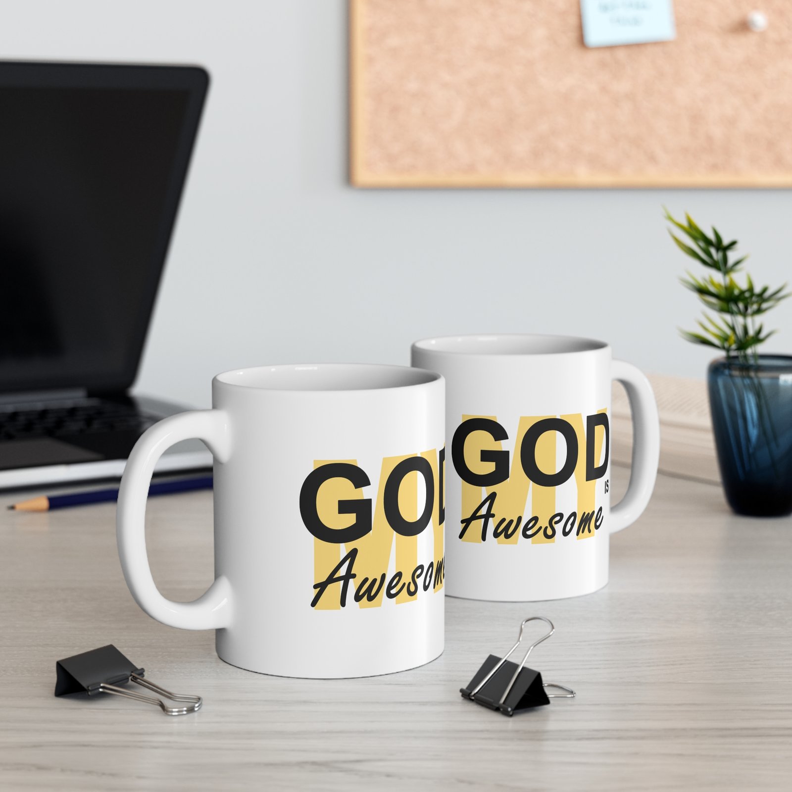 My God is Awesome Mug 11oz - Image 2