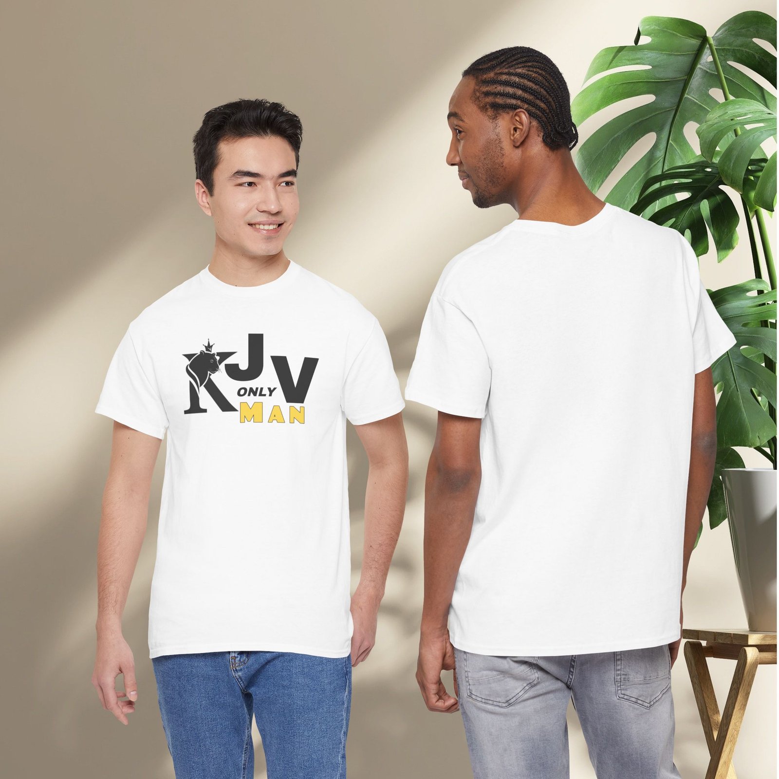 KJV Only Man T-Shirt — Crowned Lion - Image 3