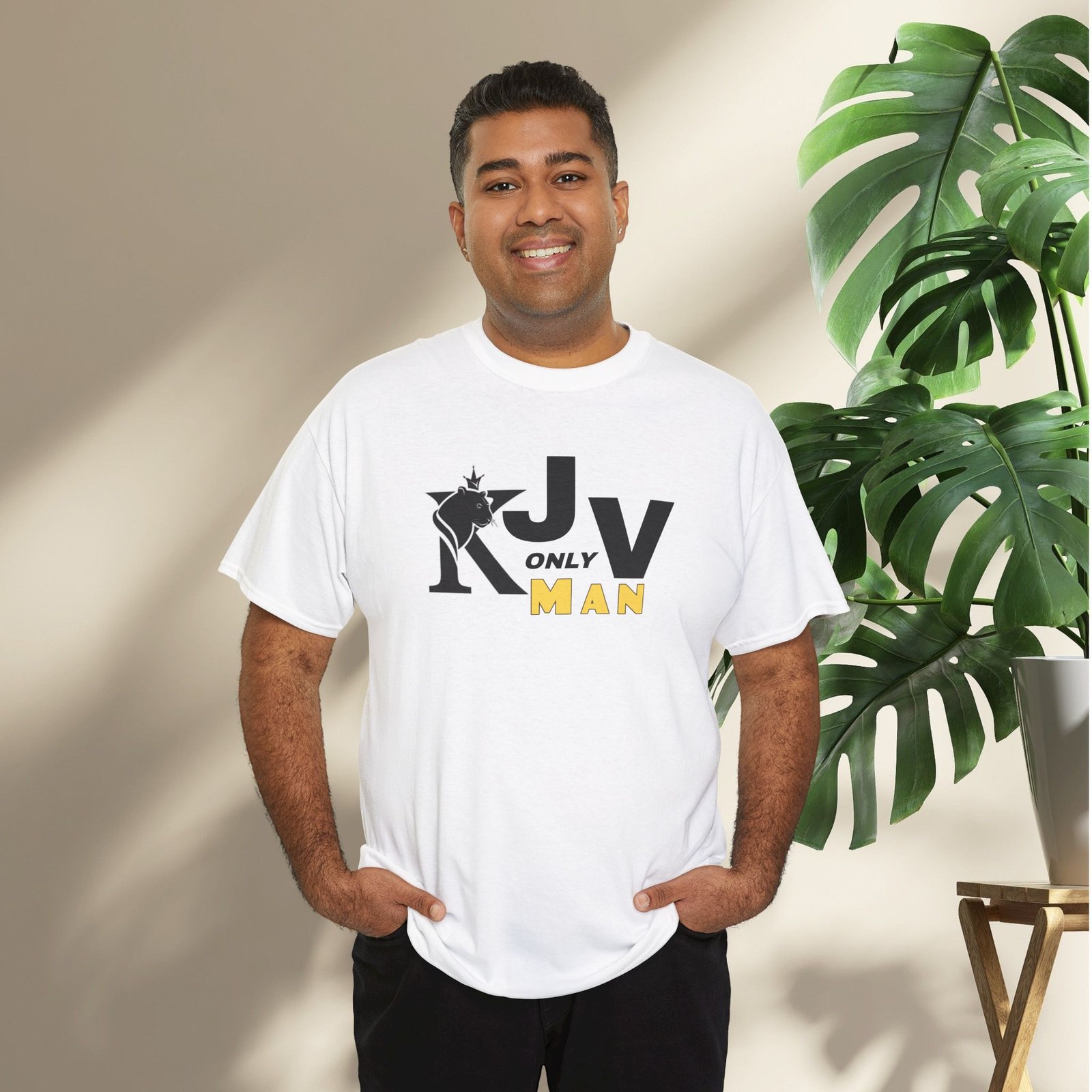 KJV Only Man T-Shirt — Crowned Lion