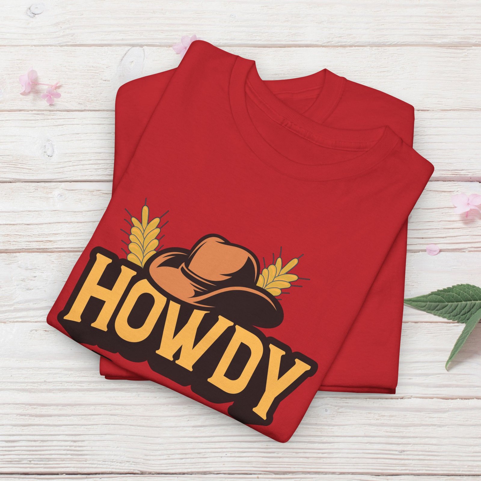 Howdy Partna  — Western Cowboy Hat Unisex T-Shirt - Image 31