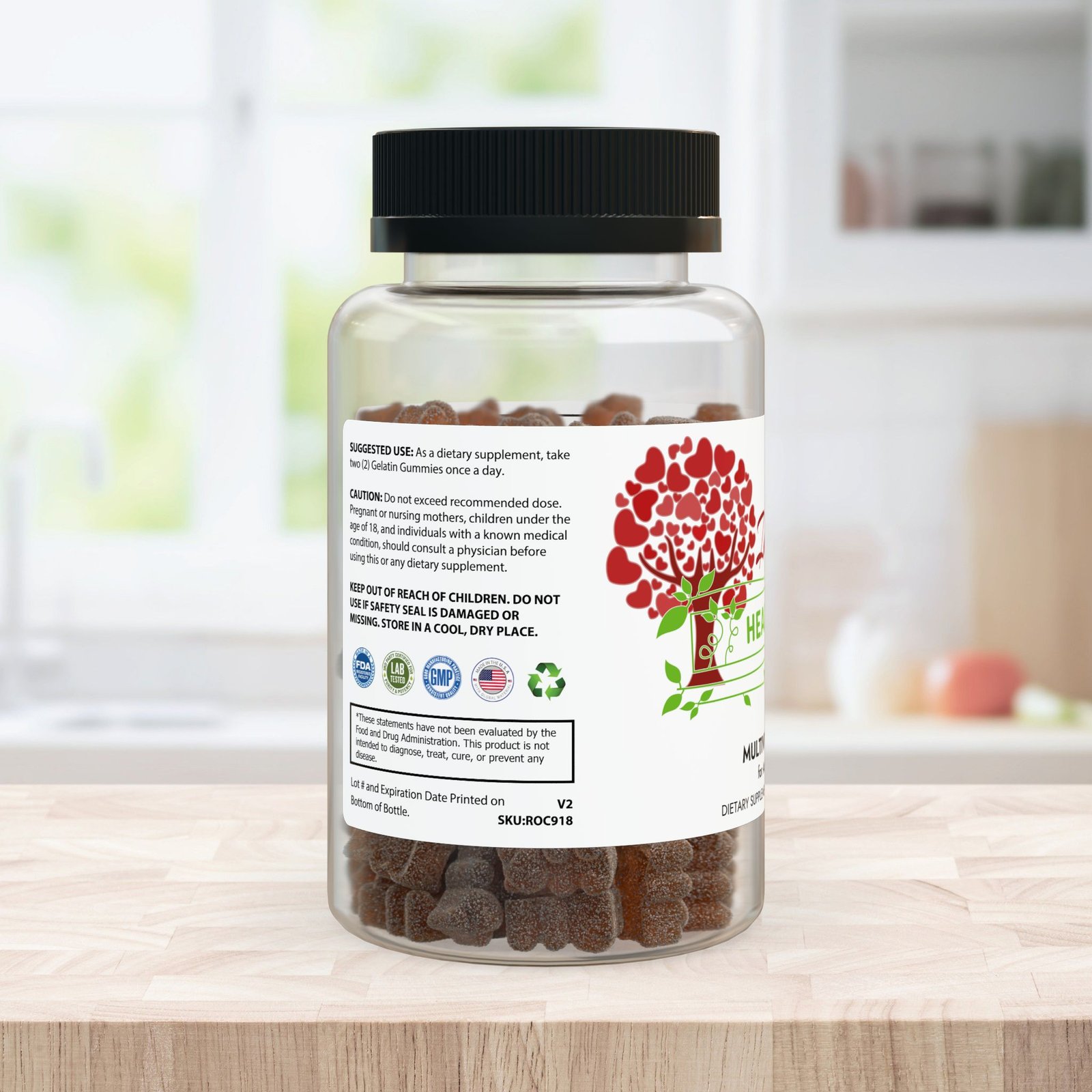 Inspired Healthy Living Multivitamin Gummies for Adults (60 Gummies) - Image 2