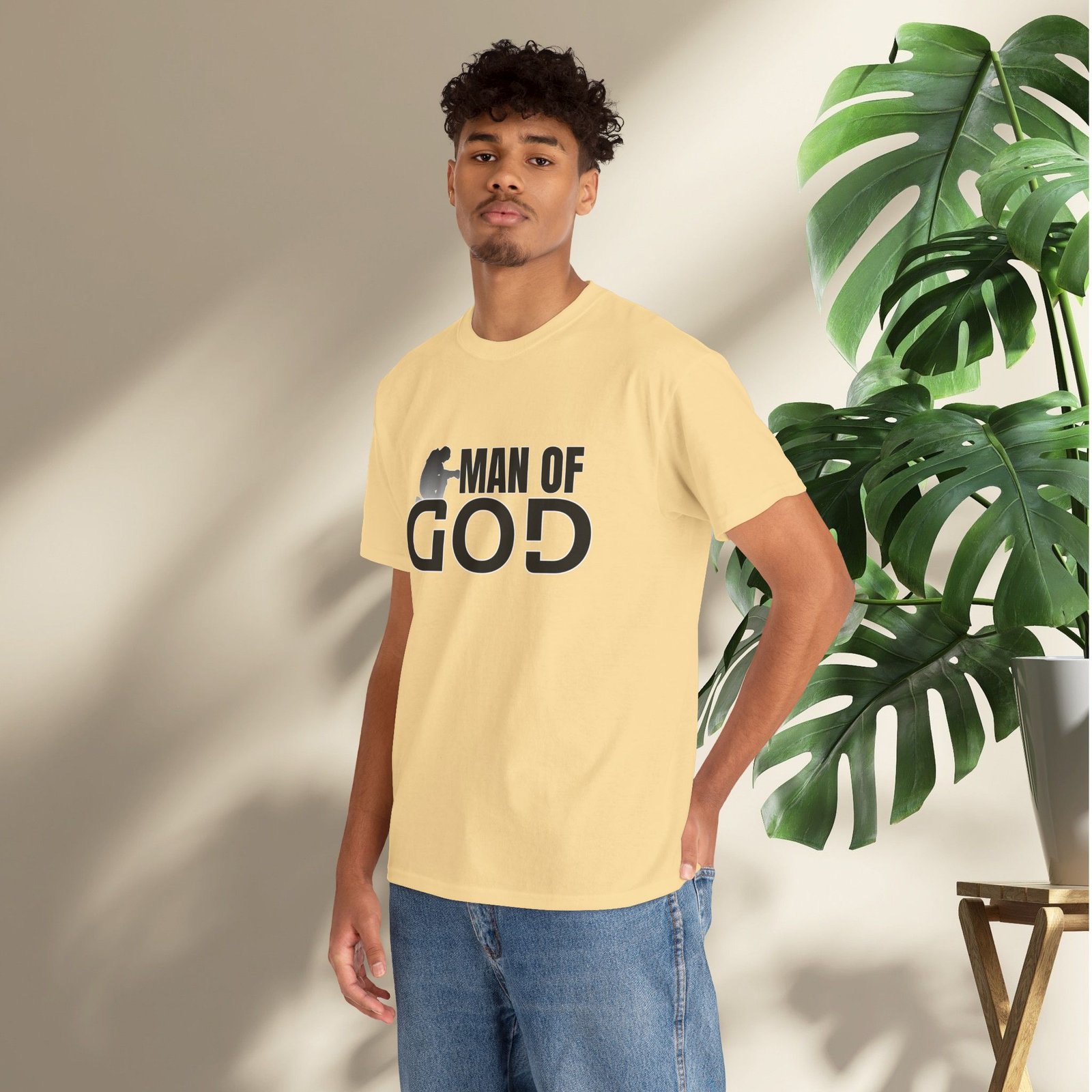 Man of God Unisex Heavy Cotton T-Shirt - Image 13