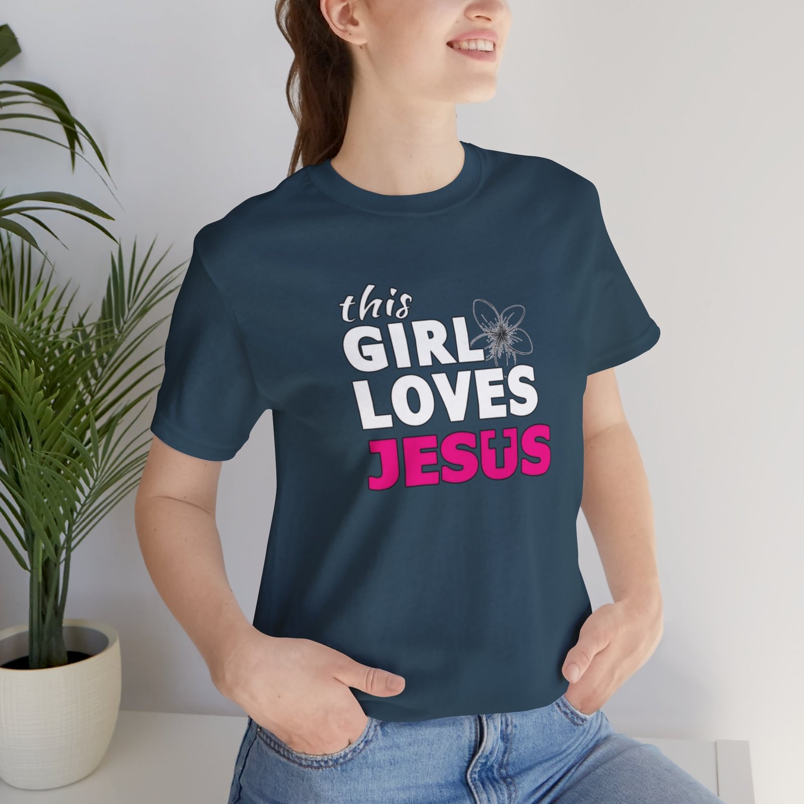 This Girl Loves Jesus T-Shirt - Image 8
