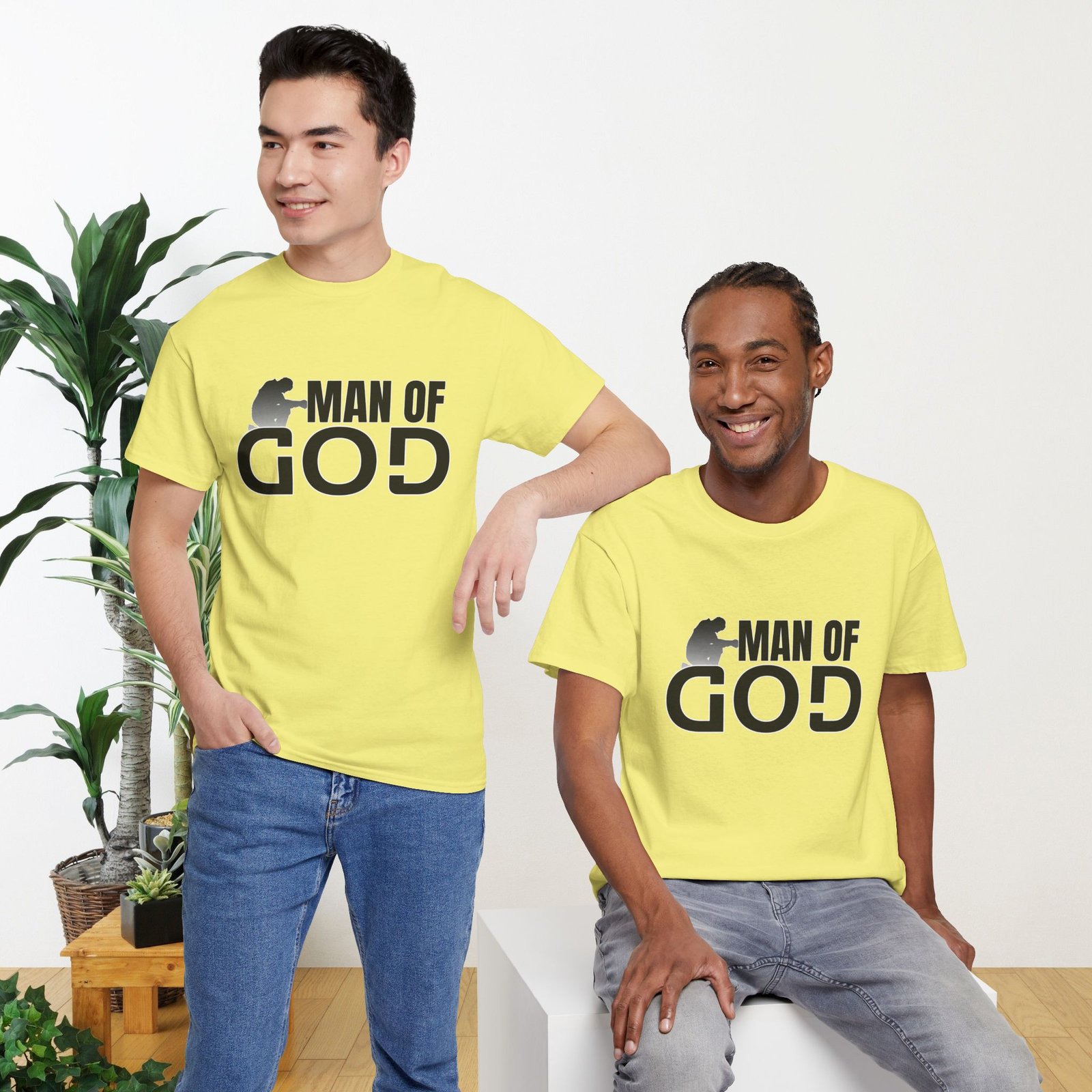 Man of God Unisex Heavy Cotton T-Shirt - Image 25