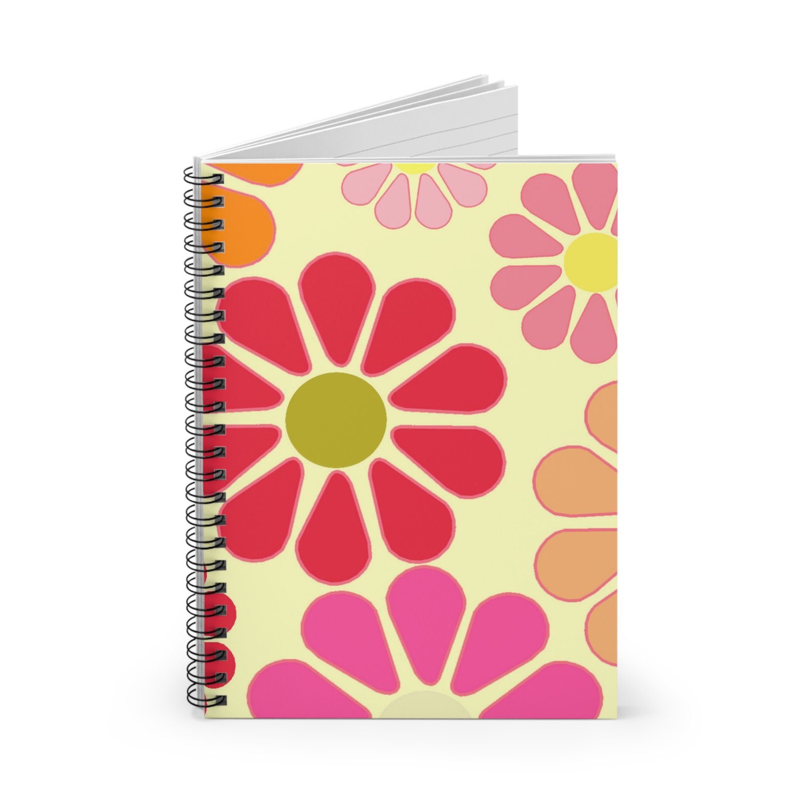 Just Groovy Retro Spiral Custom Notebook - Image 3
