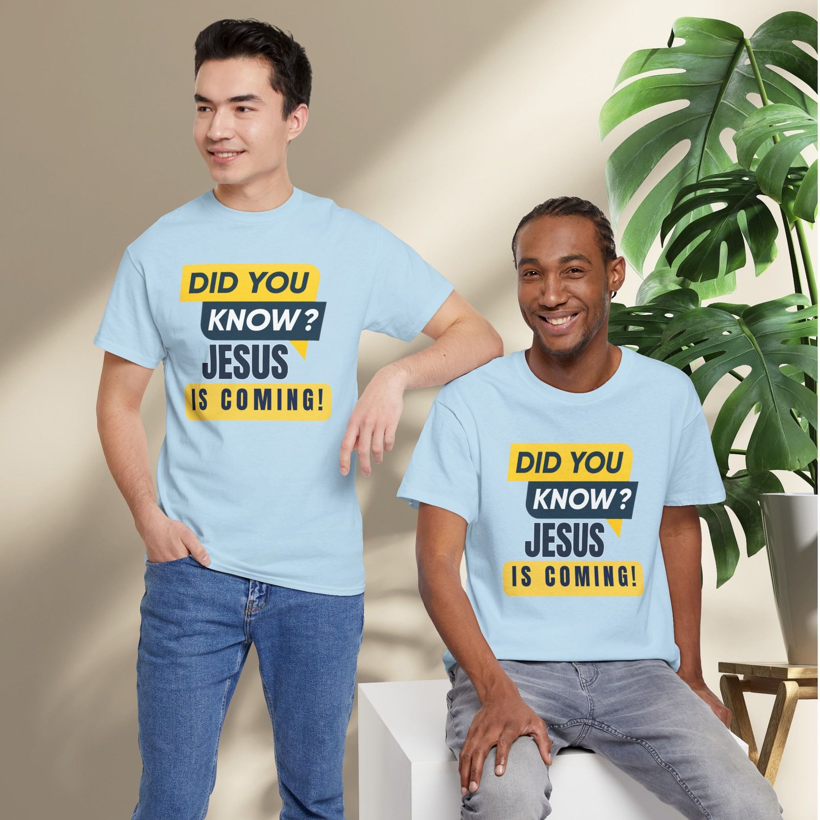 "Did You Know? Jesus Is Coming!" Unisex T-Shirt - Image 36