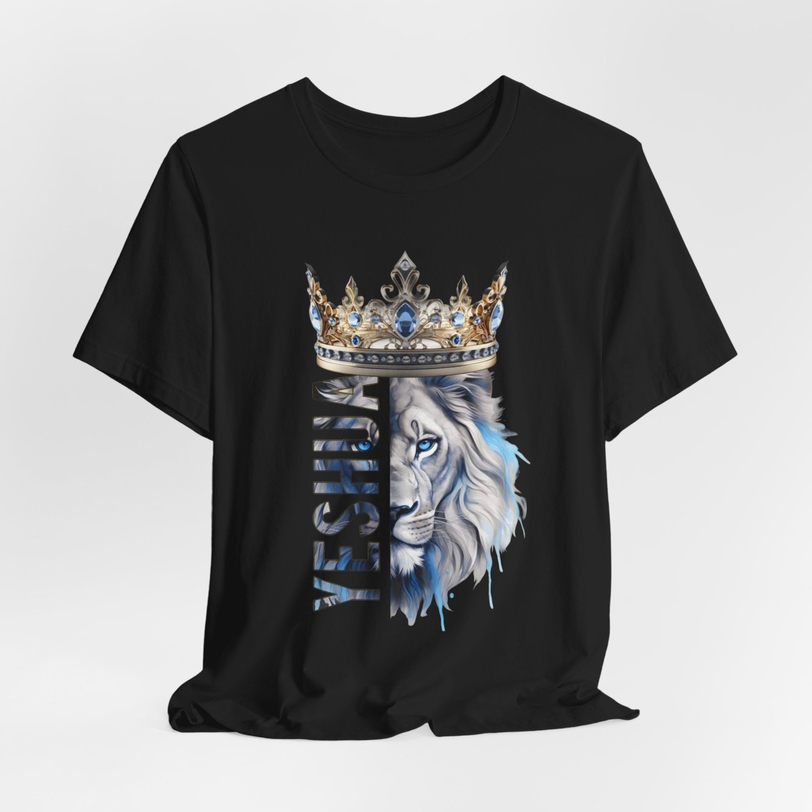 King of Kings - Crowned Yeshua Lion Unisex Tee - Image 17