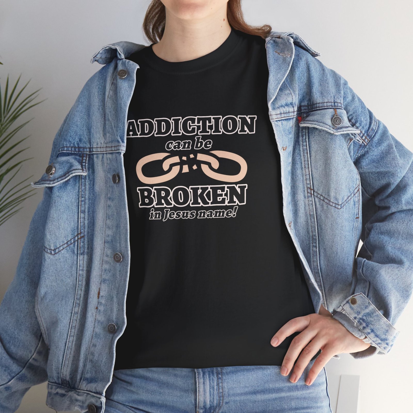 Addiction Can Be Broken  — Faith-Based Recovery T-Shirt - Image 14