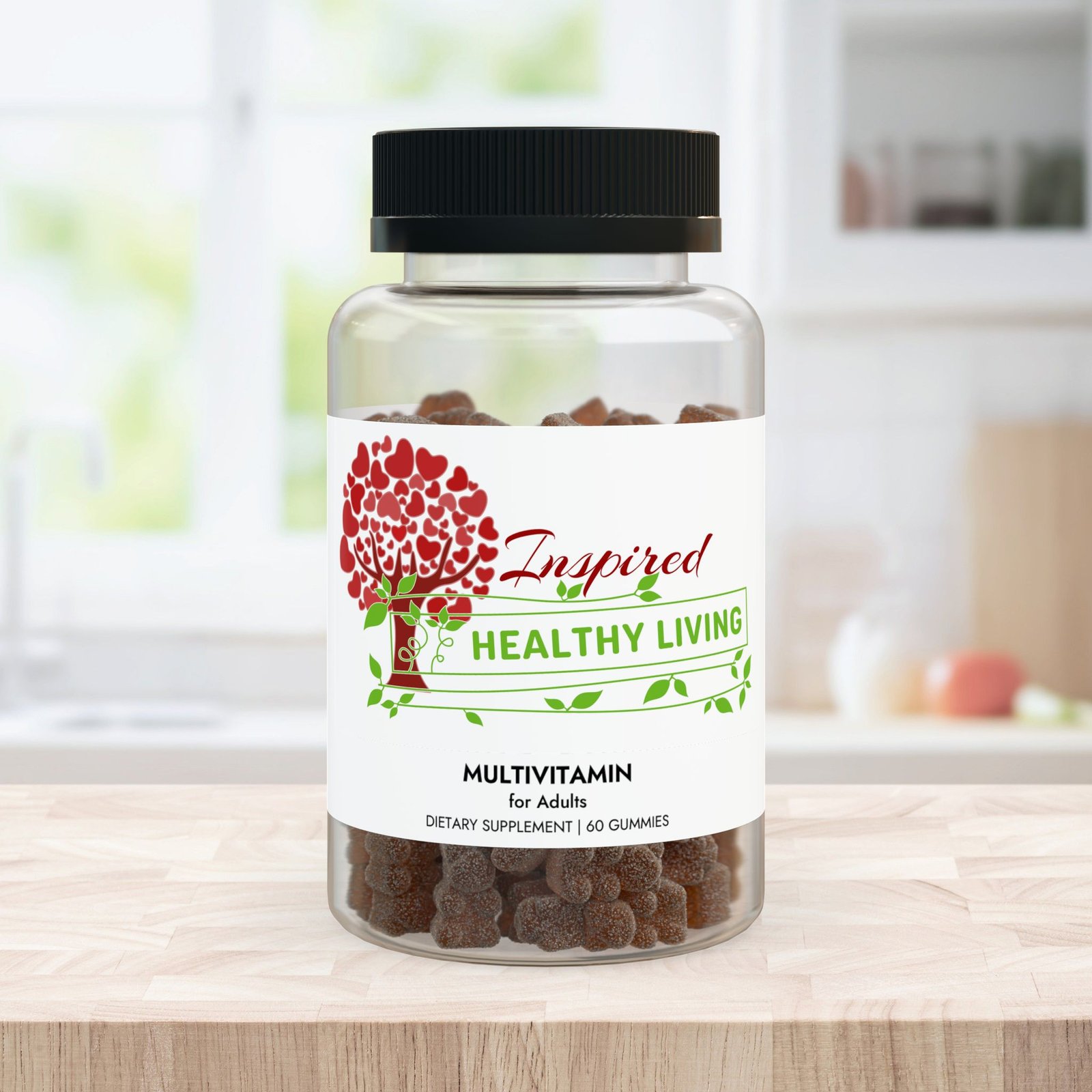 Inspired Healthy Living Multivitamin Gummies for Adults (60 Gummies)