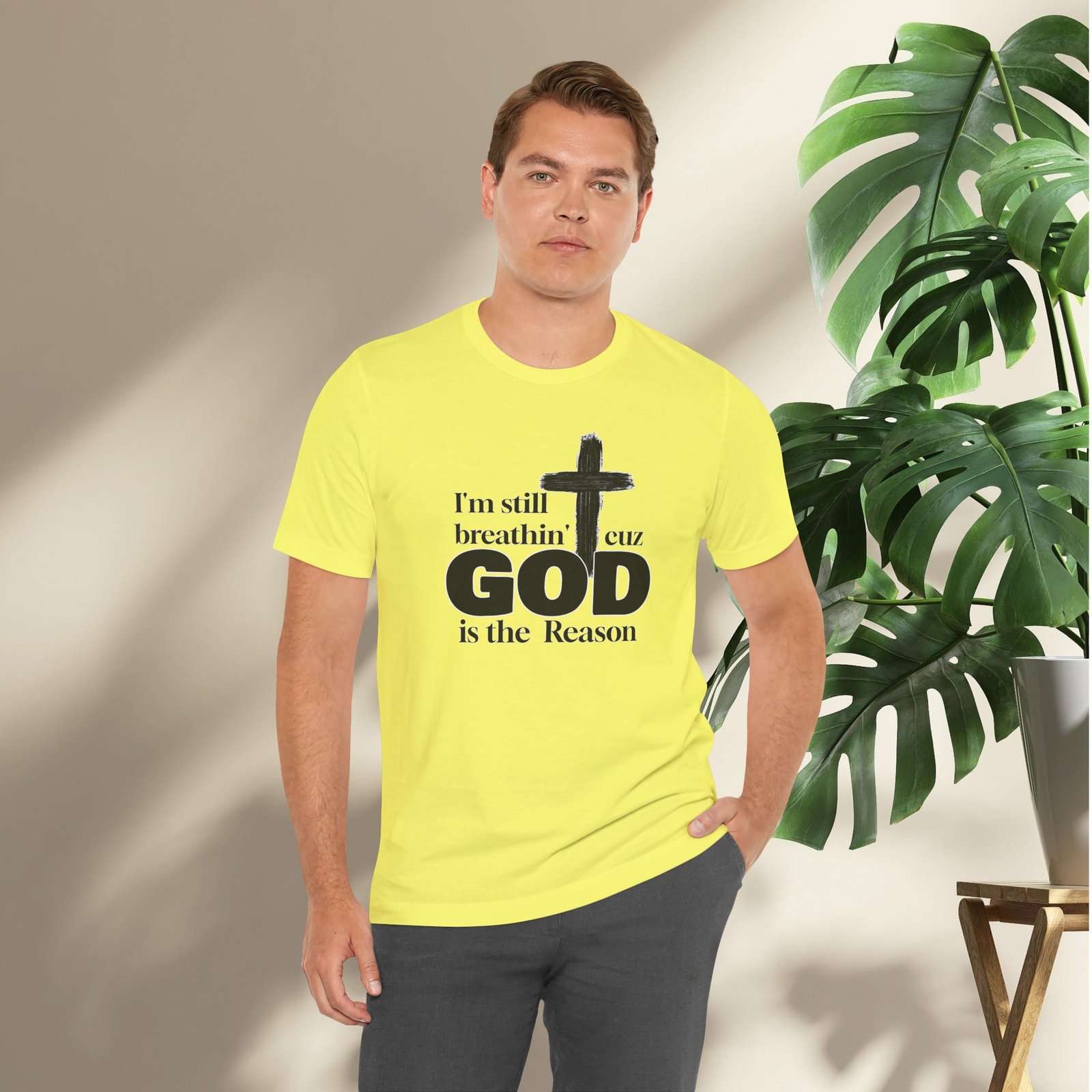 I'm Still Breathin' Cuz God is the Reason Unisex T-Shirt - Image 30