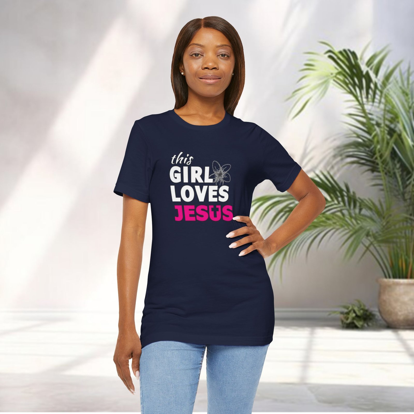 This Girl Loves Jesus T-Shirt - Image 10