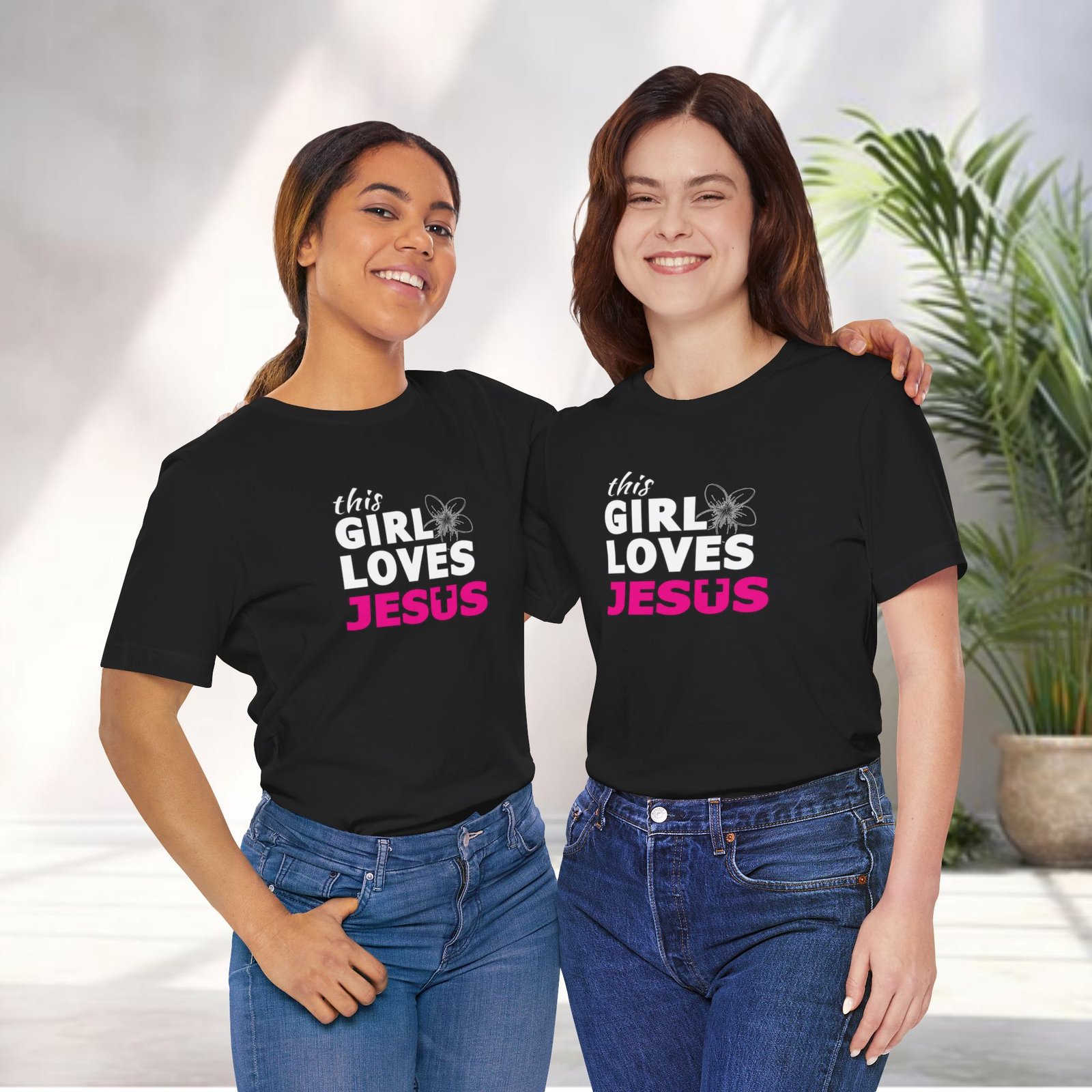 This Girl Loves Jesus T-Shirt - Image 3