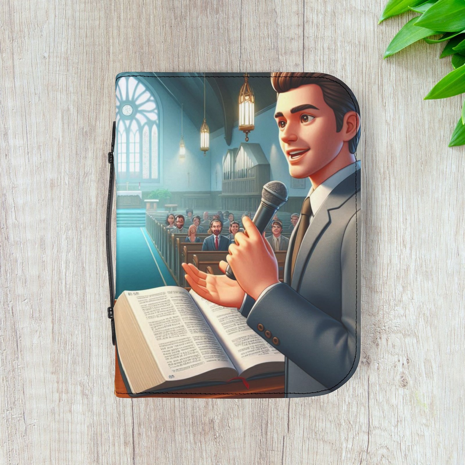 Preaching Pastor Bible Cover - Image 8