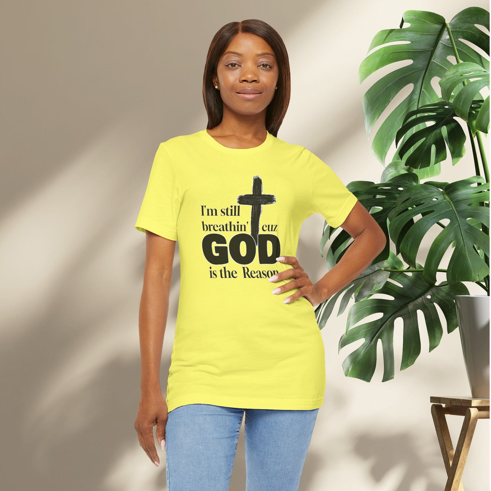 I'm Still Breathin' Cuz God is the Reason Unisex T-Shirt - Image 32