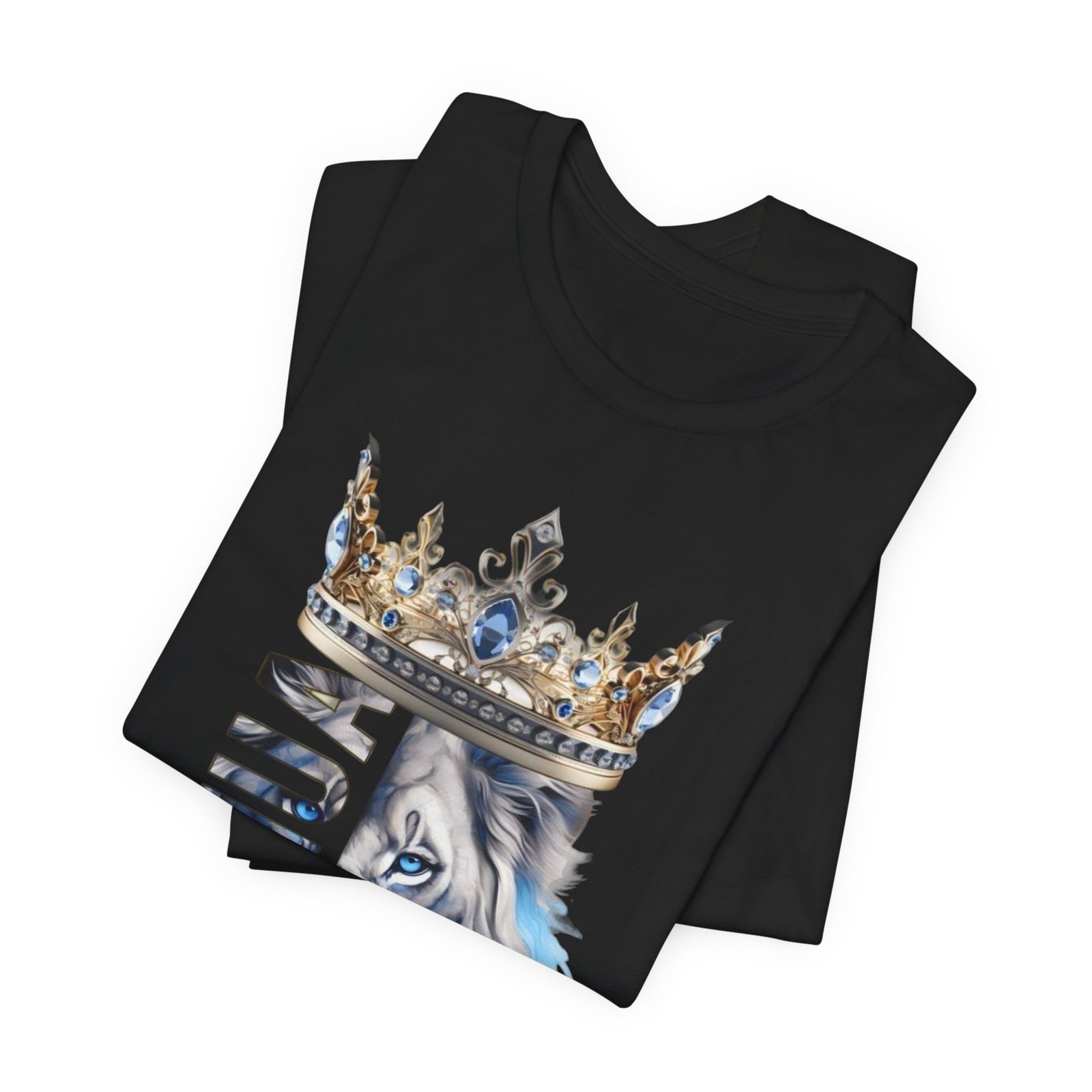 King of Kings - Crowned Yeshua Lion Unisex Tee - Image 16
