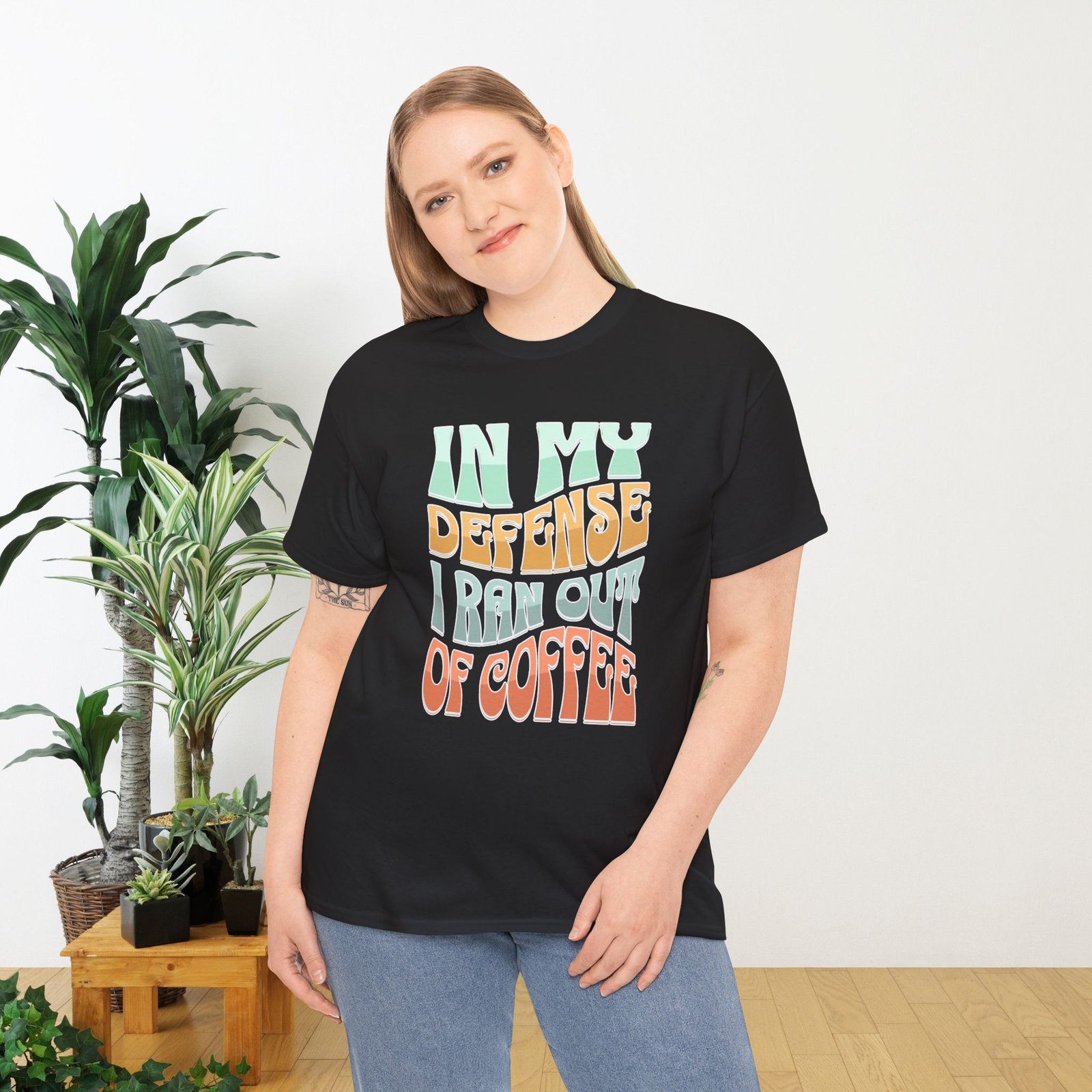 In my Defense, I rean out of Coffee Unisex T-Shirt - Image 4