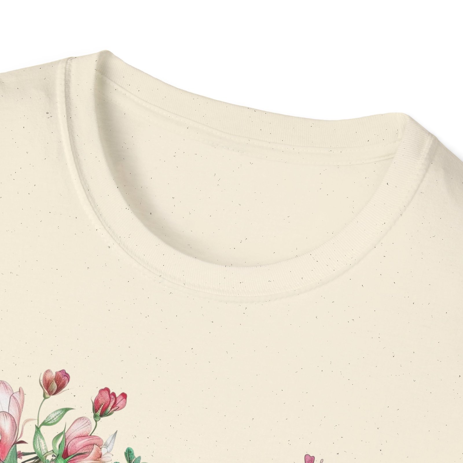 Floral Heart Wreath - MOM T-Shirt - Image 7