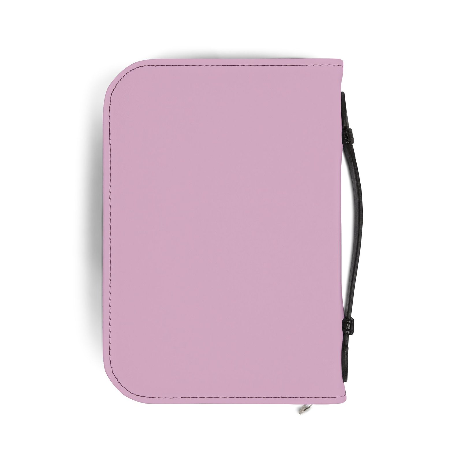 Pink Floral Cross Zippered Bible Cover Case - Image 2