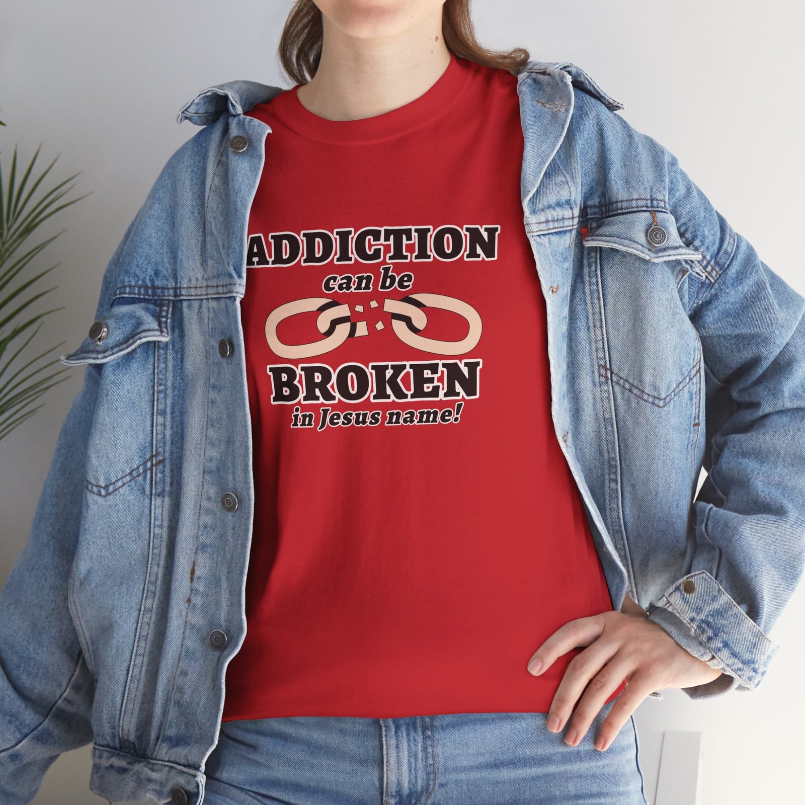 Addiction Can Be Broken  — Faith-Based Recovery T-Shirt - Image 56