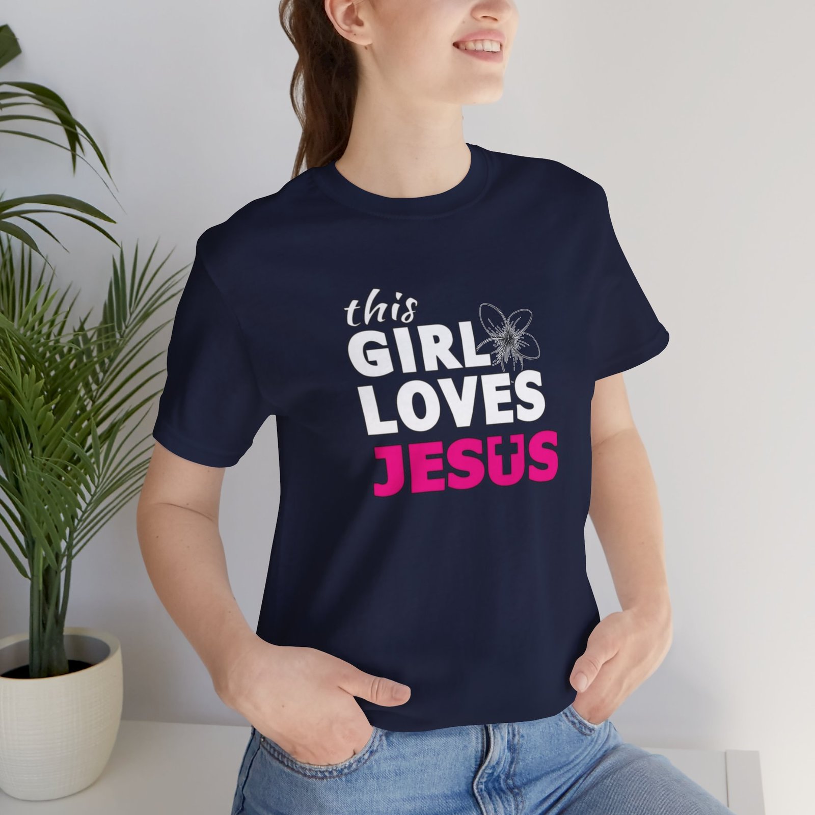 This Girl Loves Jesus T-Shirt - Image 11
