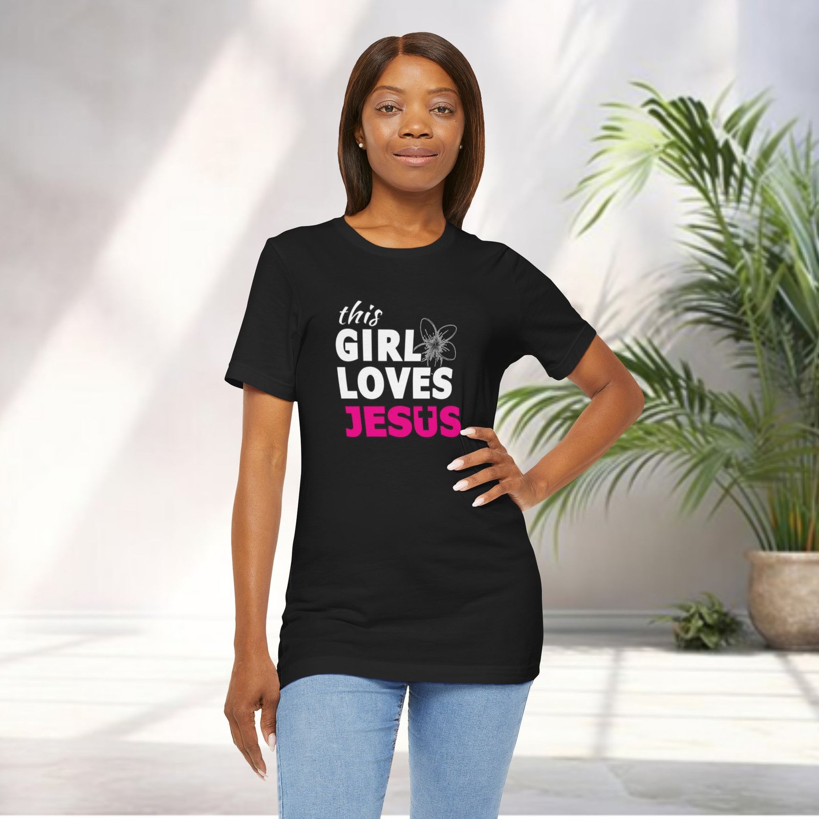 This Girl Loves Jesus T-Shirt - Image 2