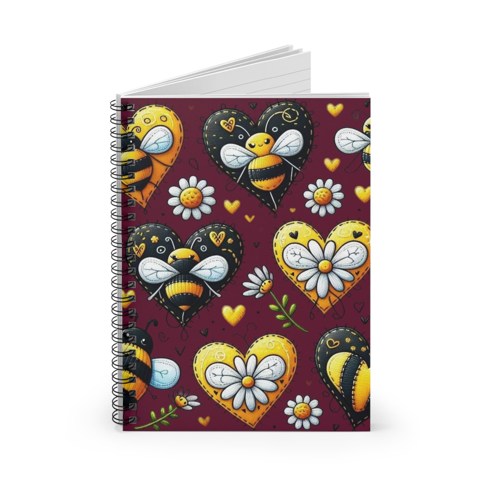 Bumblebee Love Spiral Notebook - Image 3