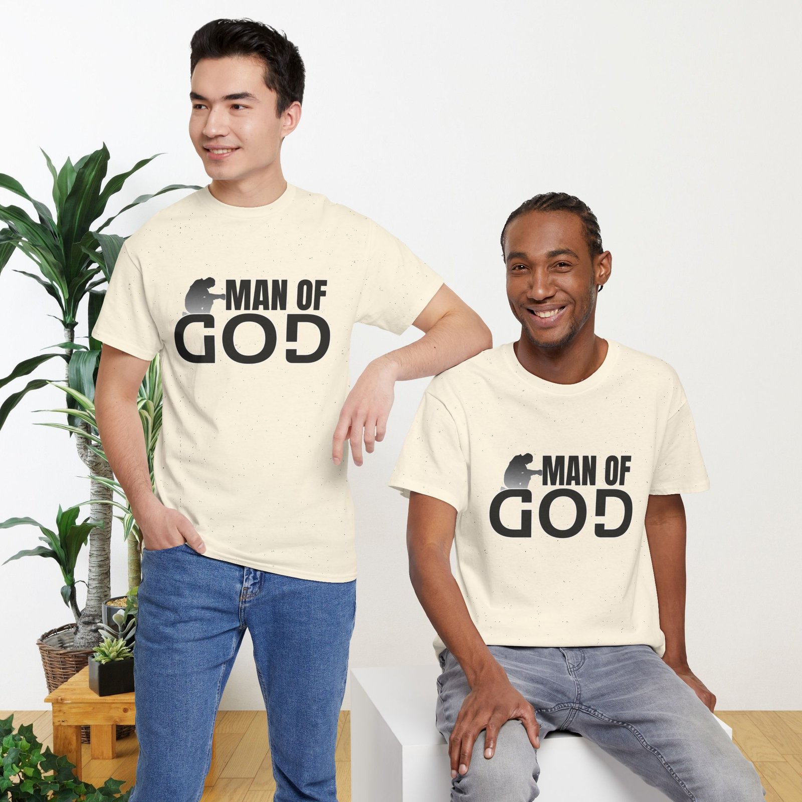 Man of God Unisex Heavy Cotton T-Shirt - Image 20