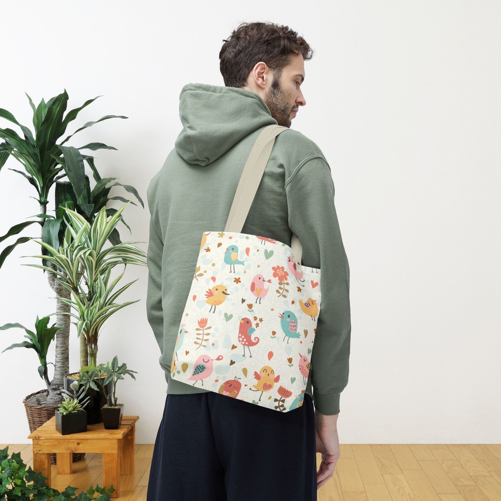 Bird Lover Print Tote Bag - Image 31