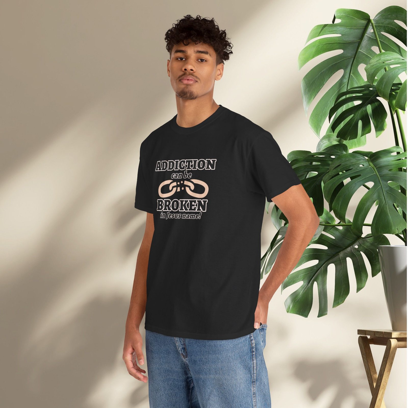 Addiction Can Be Broken  — Faith-Based Recovery T-Shirt - Image 11