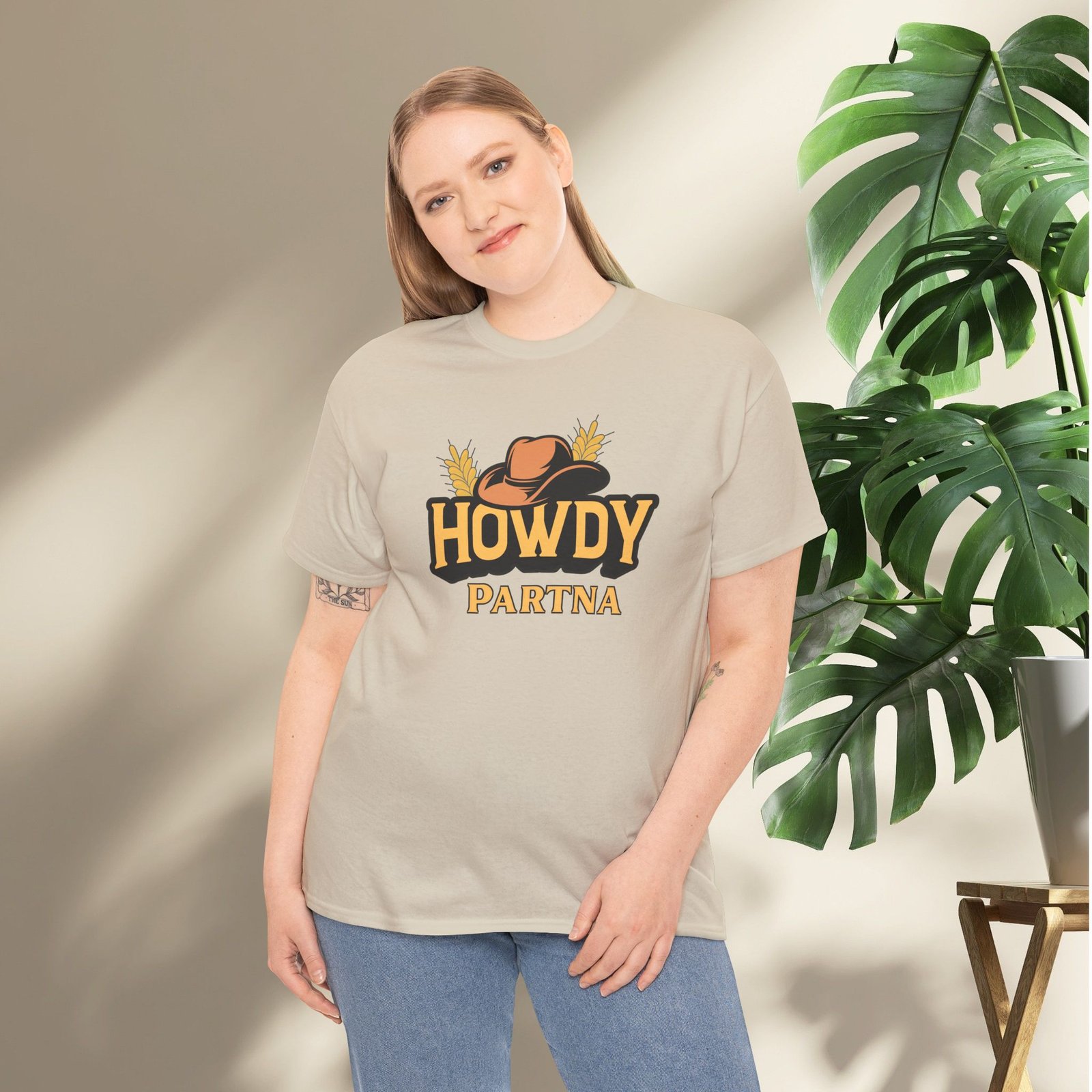 Howdy Partna  — Western Cowboy Hat Unisex T-Shirt - Image 15