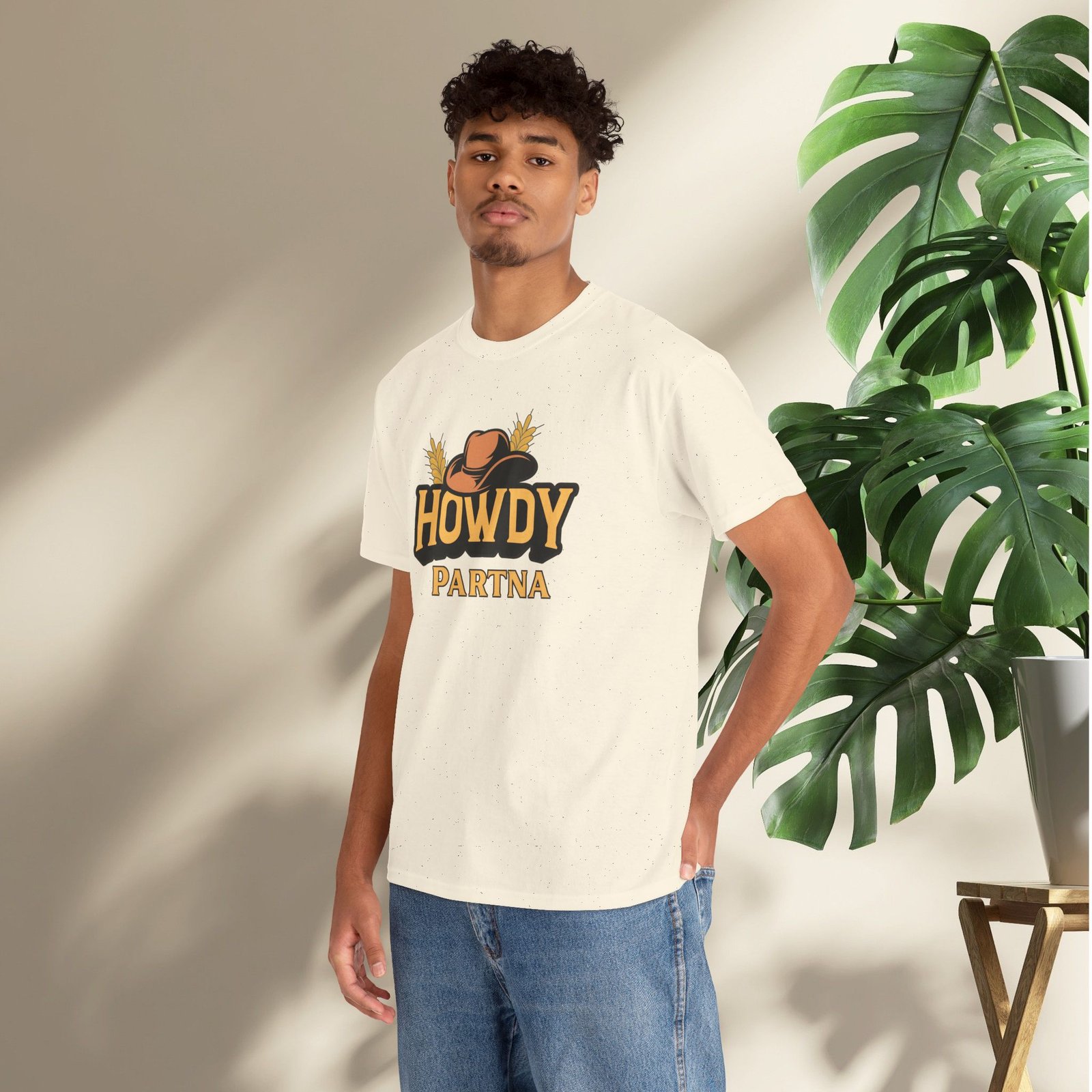 Howdy Partna  — Western Cowboy Hat Unisex T-Shirt - Image 22