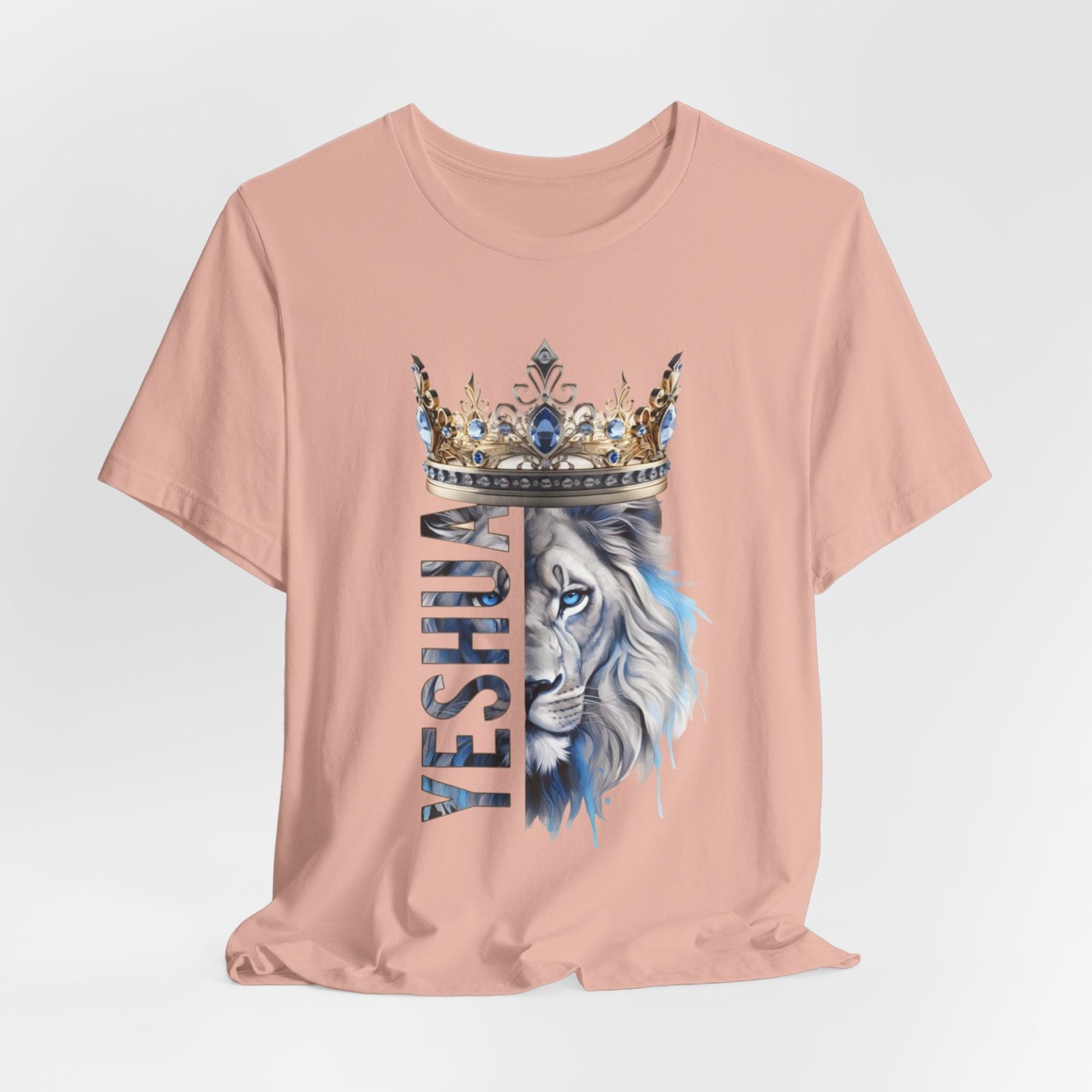 King of Kings - Crowned Yeshua Lion Unisex Tee - Image 10