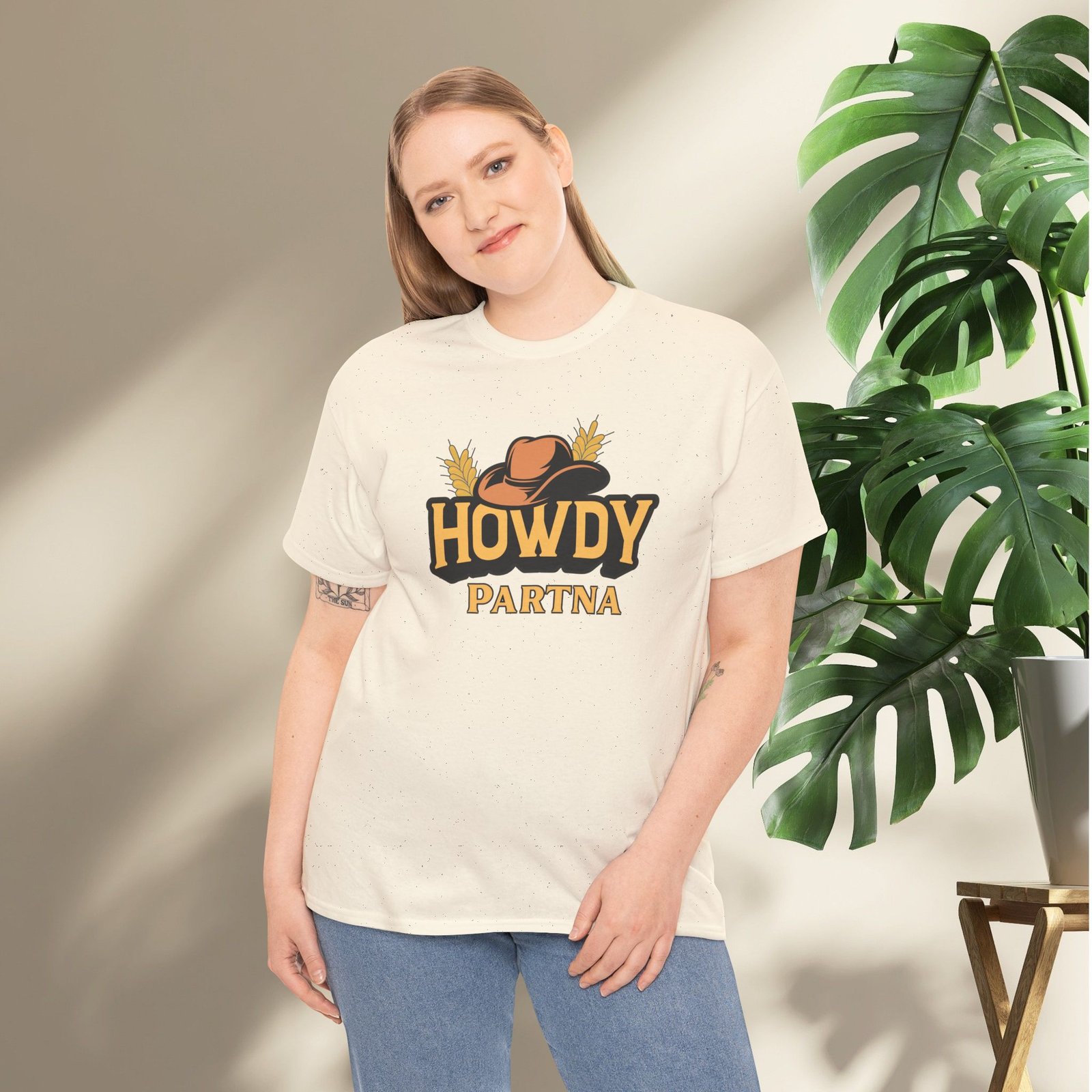 Howdy Partna  — Western Cowboy Hat Unisex T-Shirt - Image 21