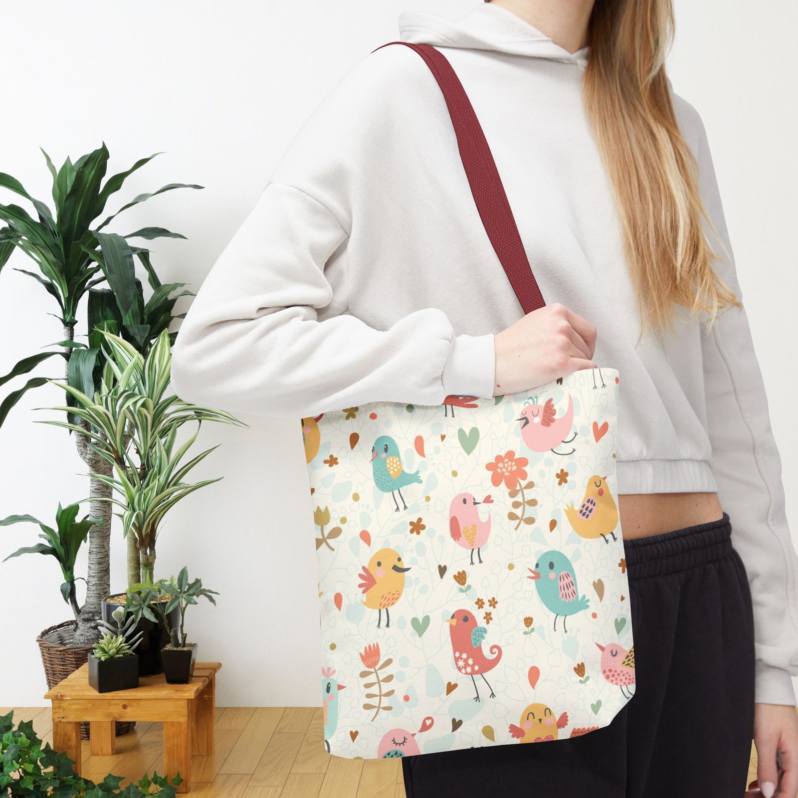 Bird Lover Print Tote Bag - Image 14