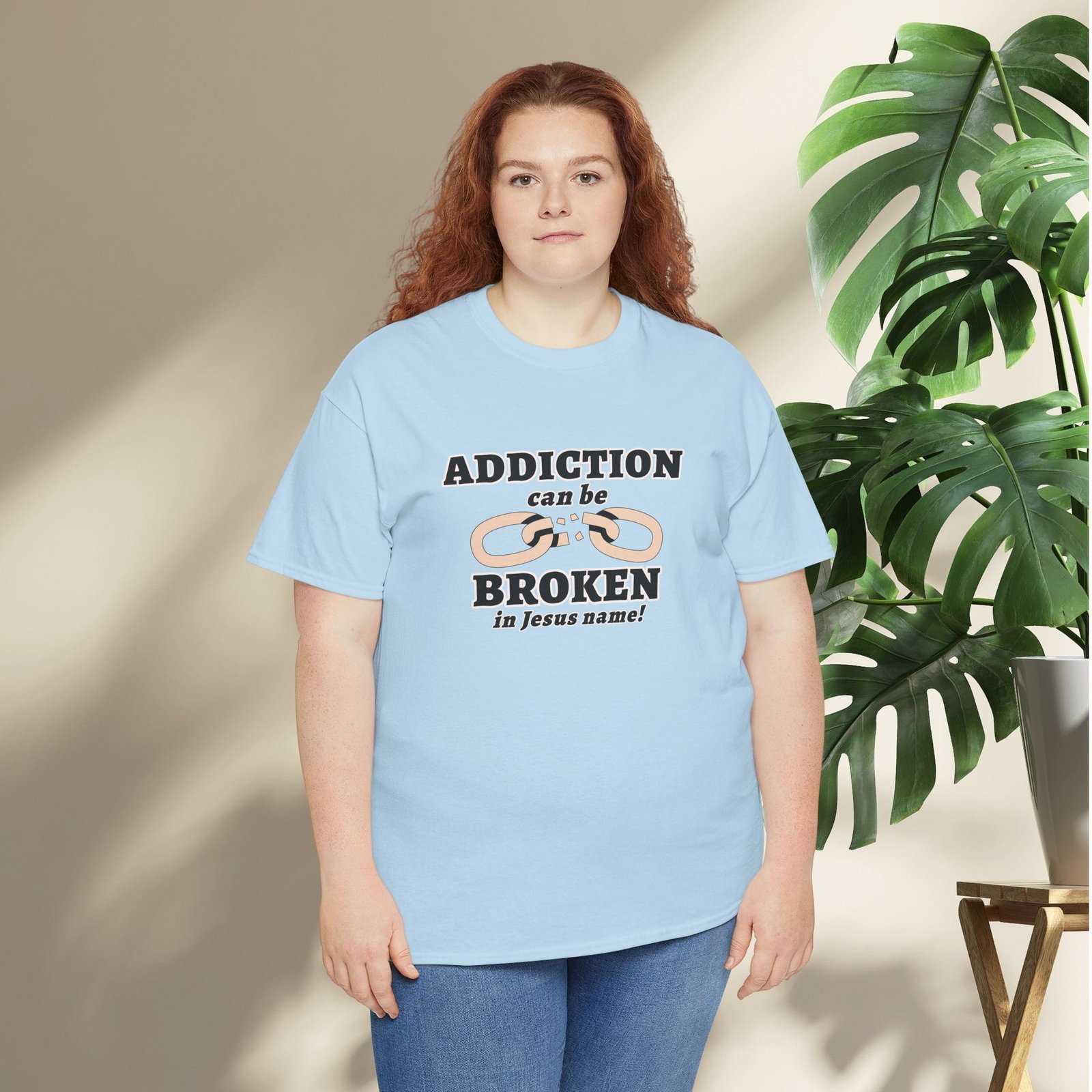 Addiction Can Be Broken  — Faith-Based Recovery T-Shirt - Image 33