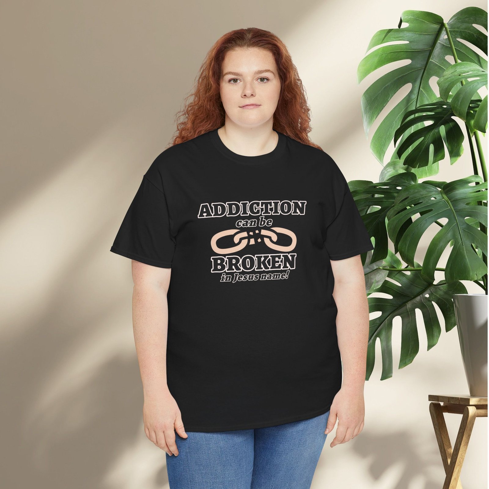 Addiction Can Be Broken  — Faith-Based Recovery T-Shirt - Image 12