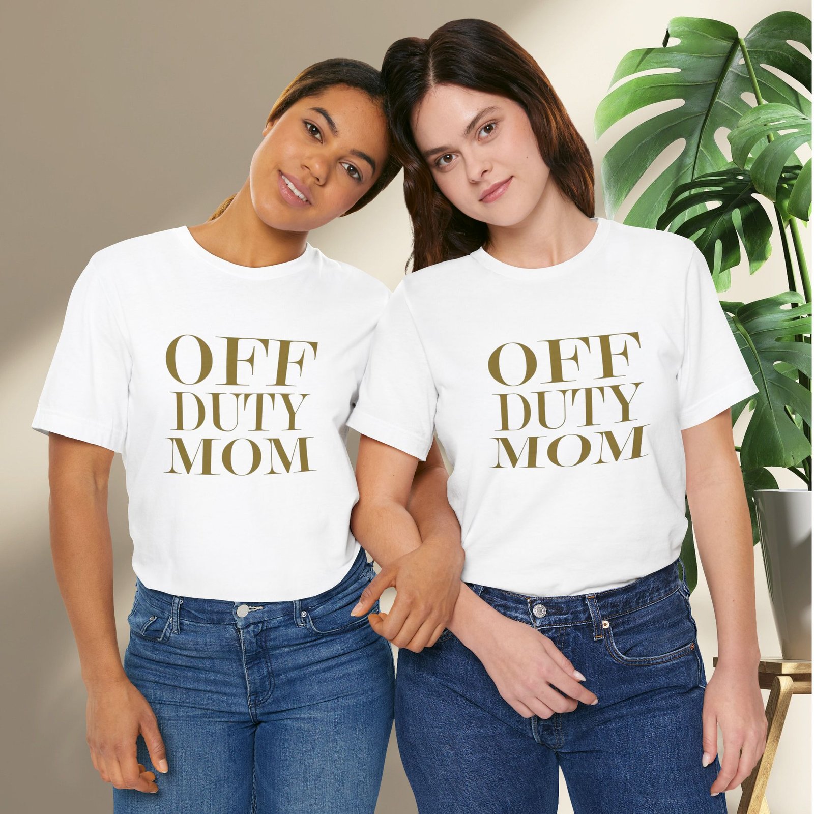 Mom Off Duty T-Shirt Graphic Tee - Image 5