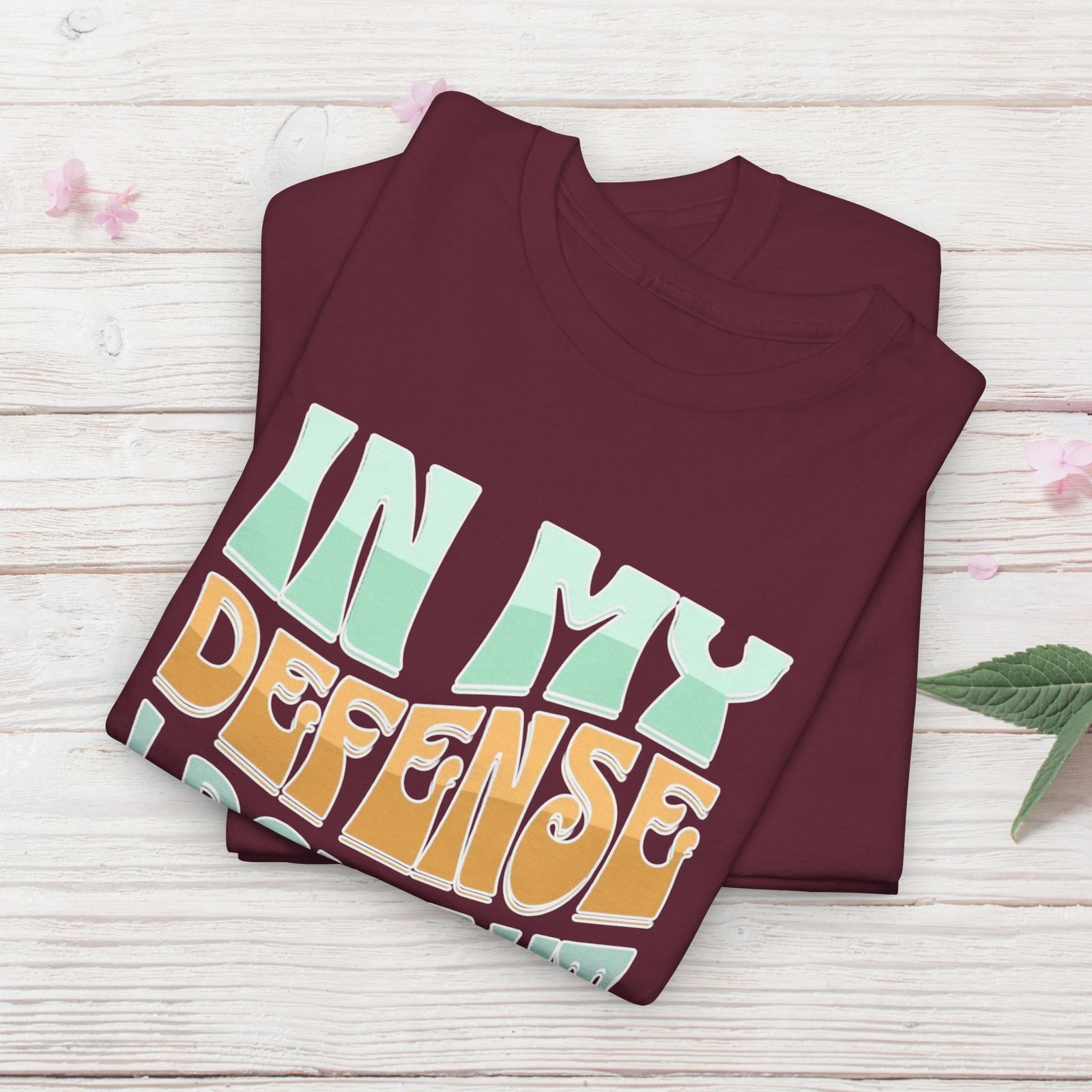 In my Defense, I rean out of Coffee Unisex T-Shirt - Image 8